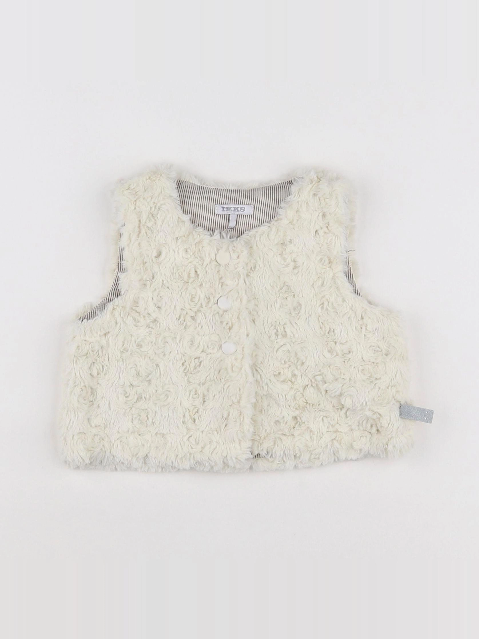 IKKS - gilet blanc - 18 mois