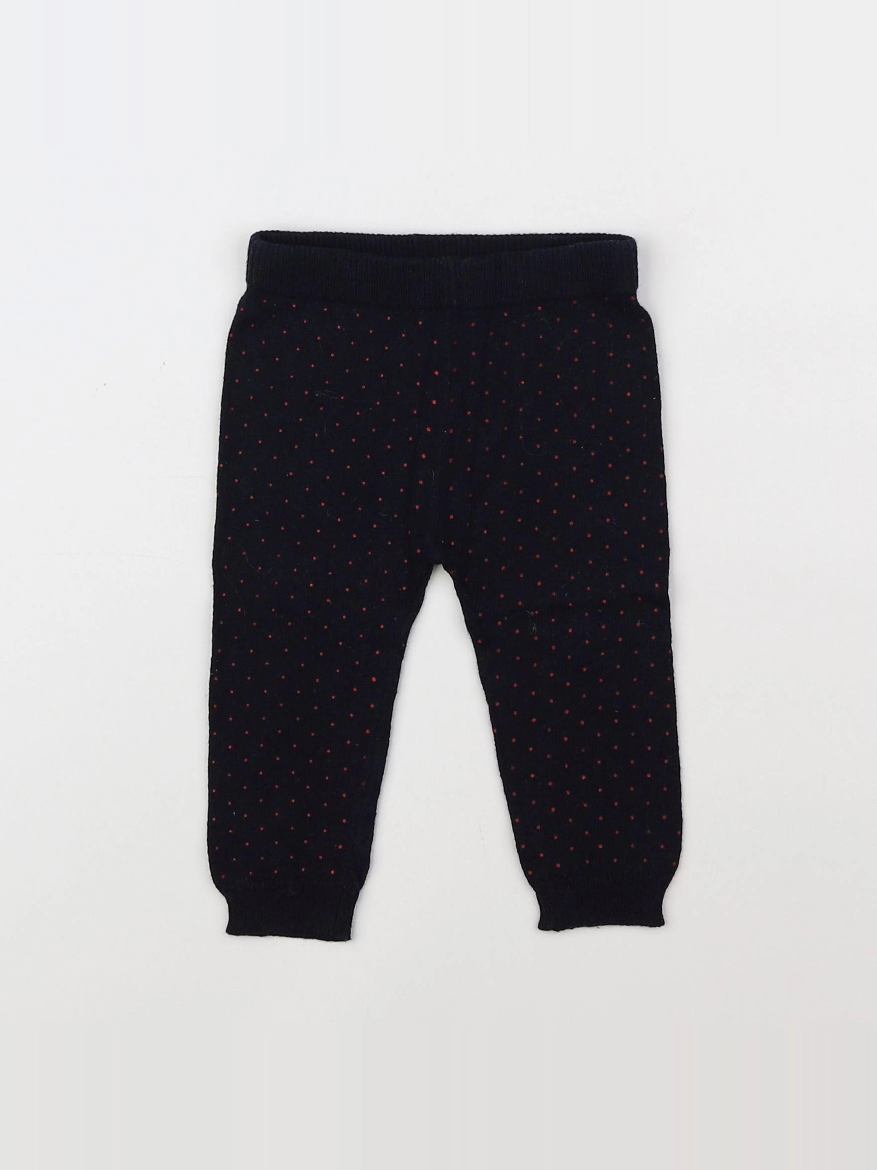 Boutchou - pantalon bleu, rouge - 6 mois