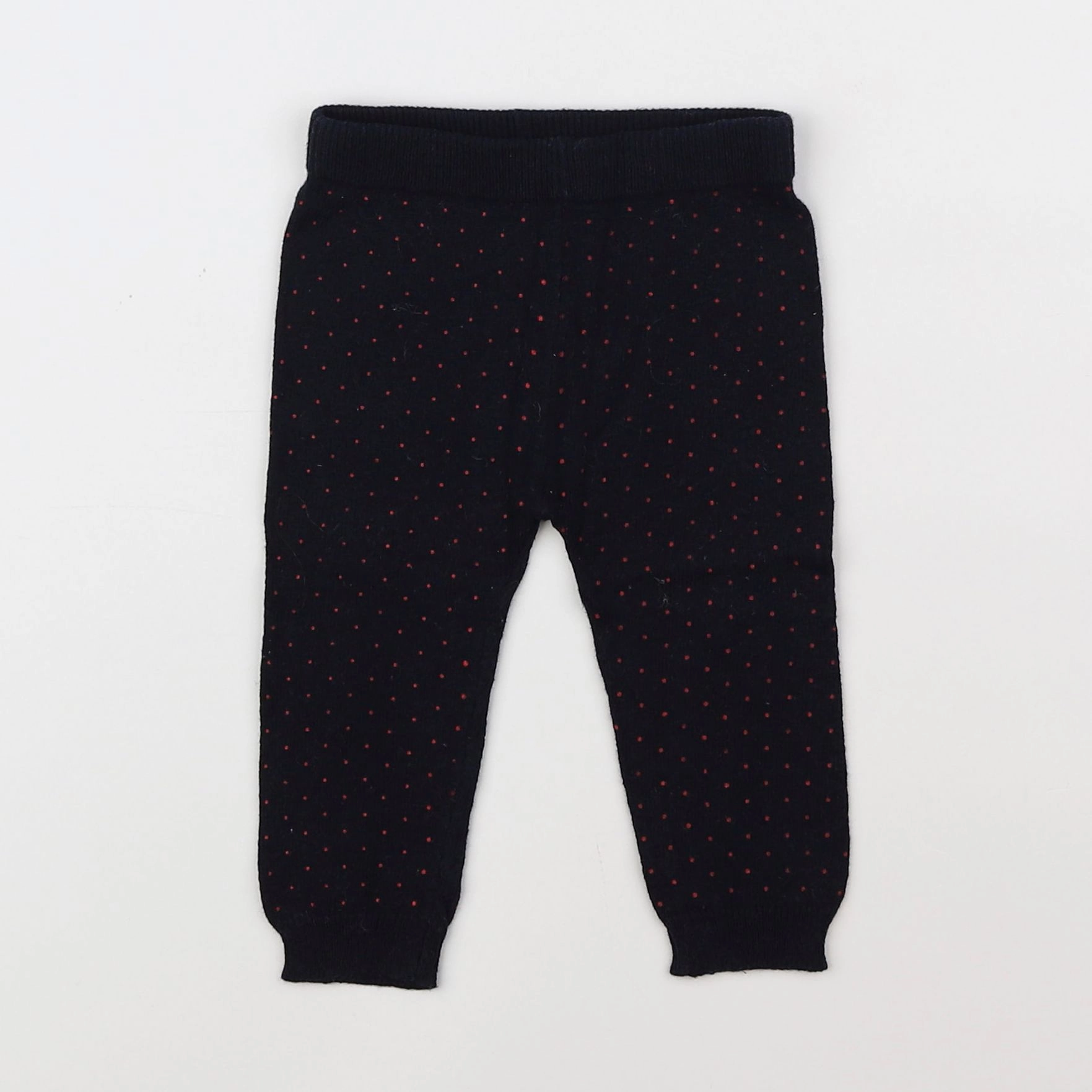 Boutchou - pantalon bleu, rouge - 6 mois