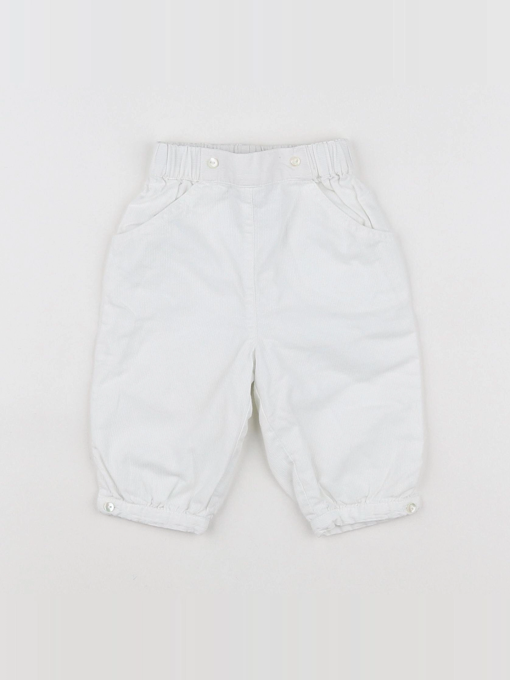 Cyrillus - pantalon blanc - 3 mois