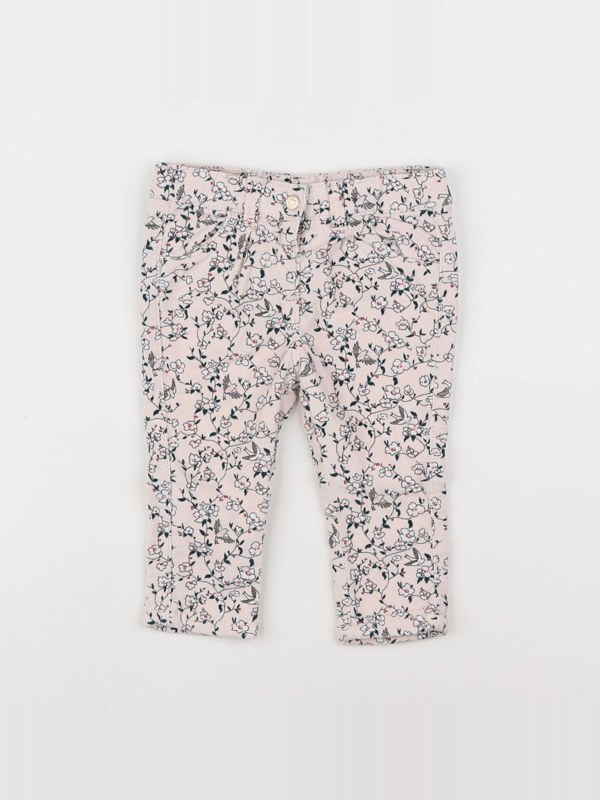 Tape à l'oeil - pantalon rose - 12 mois