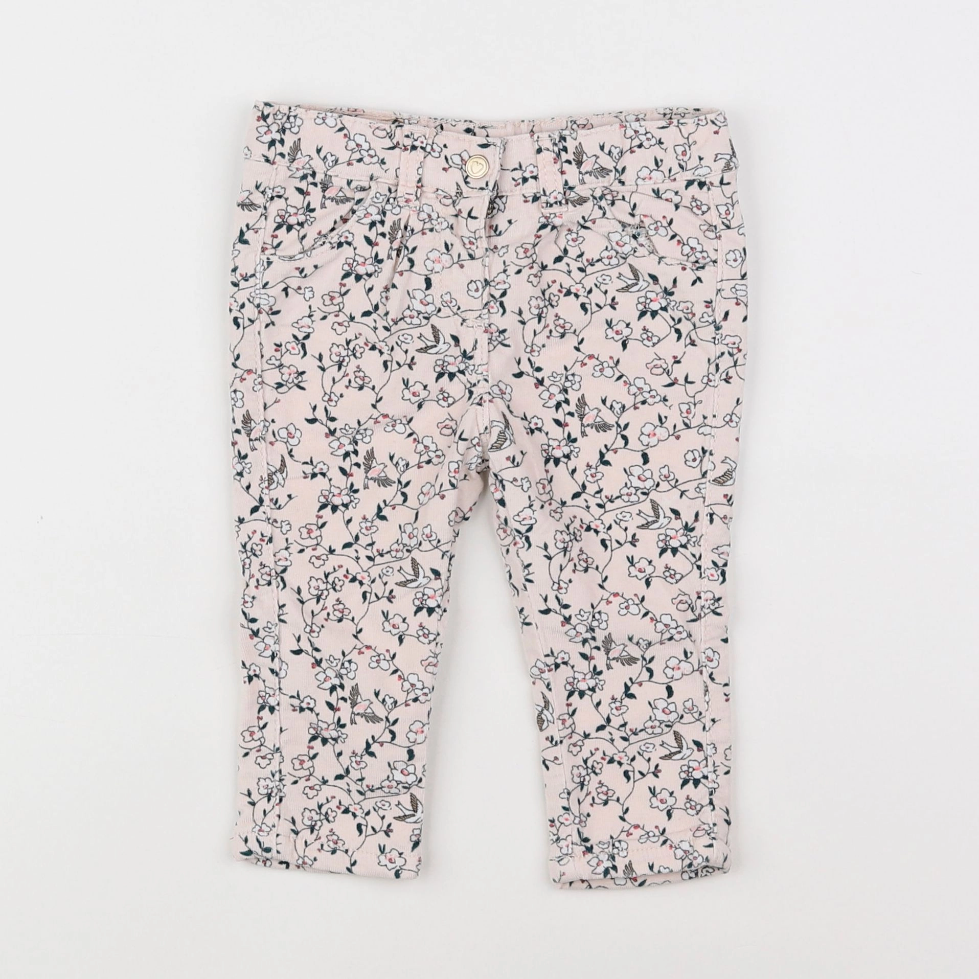 Tape à l'oeil - pantalon rose - 12 mois