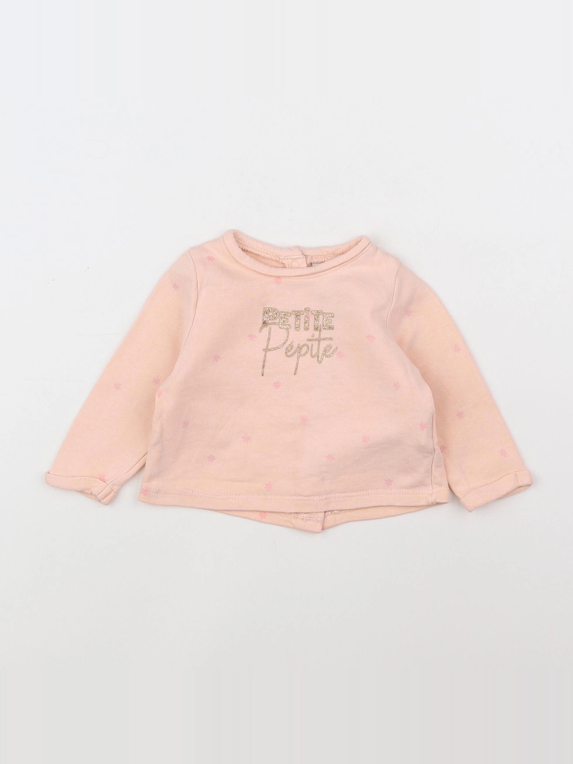 Tape à l'oeil - tee-shirt rose - 3 mois