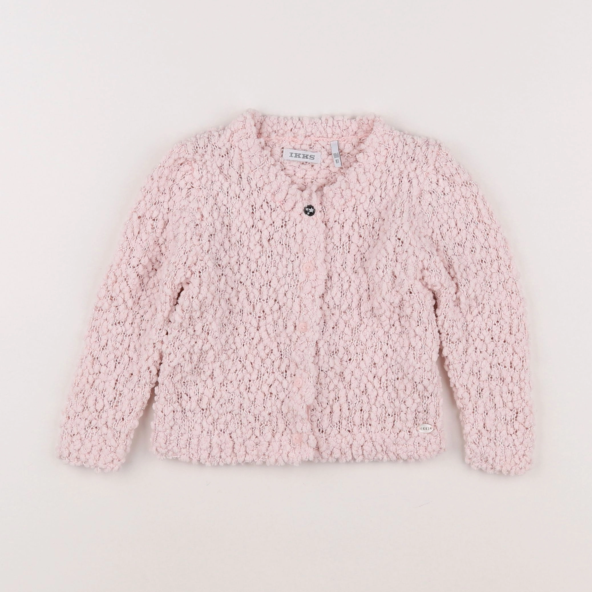 IKKS - gilet rose - 18 mois