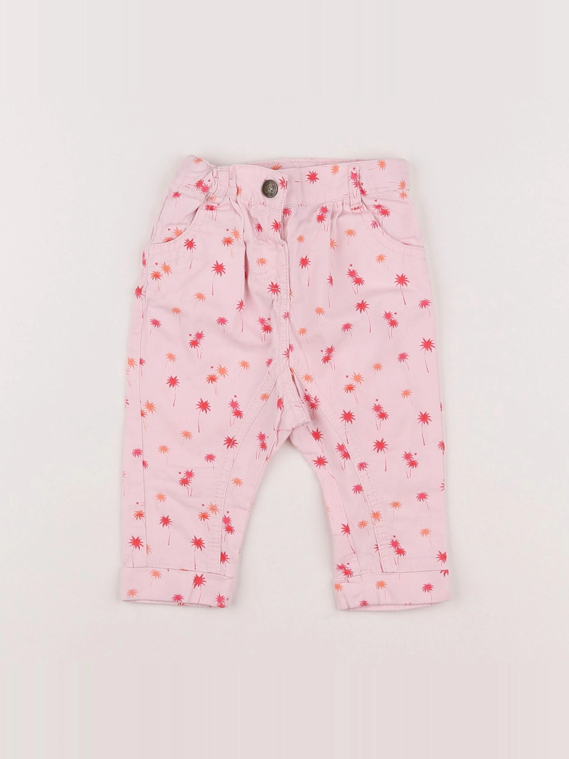 Tape à l'oeil - pantalon rose - 9 mois