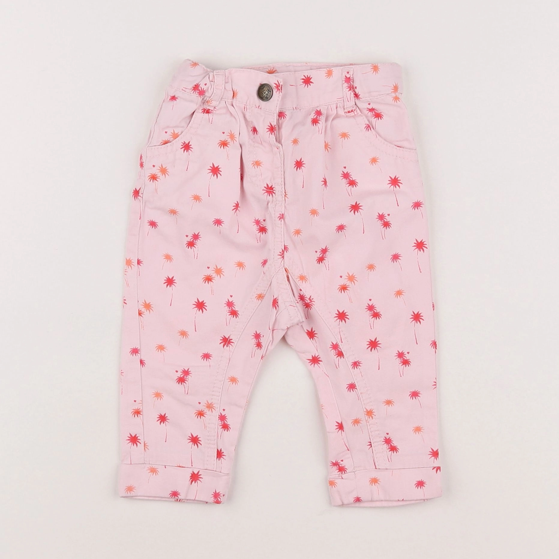 Tape à l'oeil - pantalon rose - 9 mois