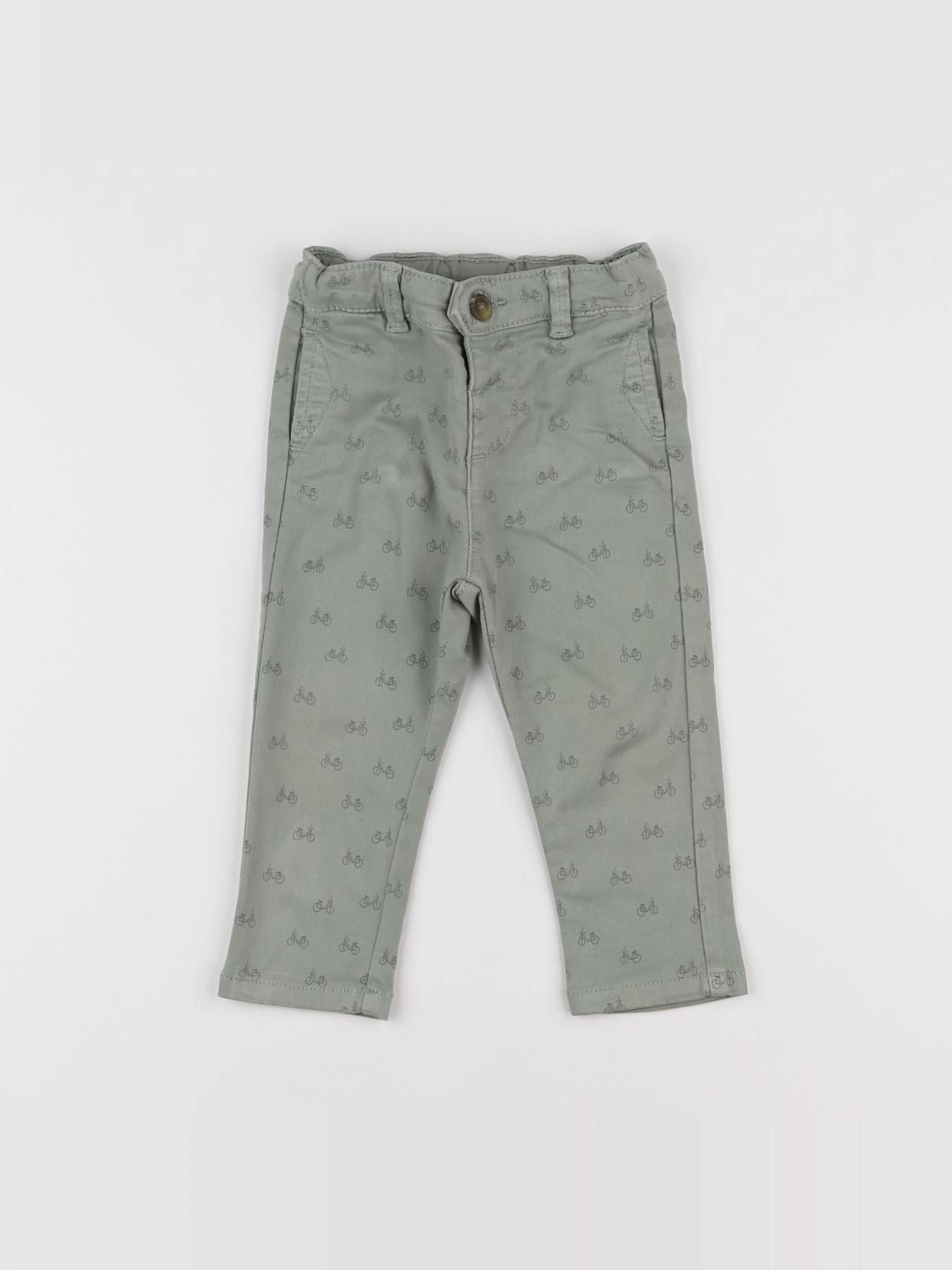 Tape à l'oeil - pantalon vert - 12 mois