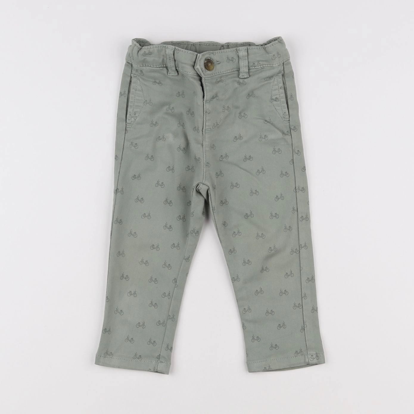 Tape à l'oeil - pantalon vert - 12 mois
