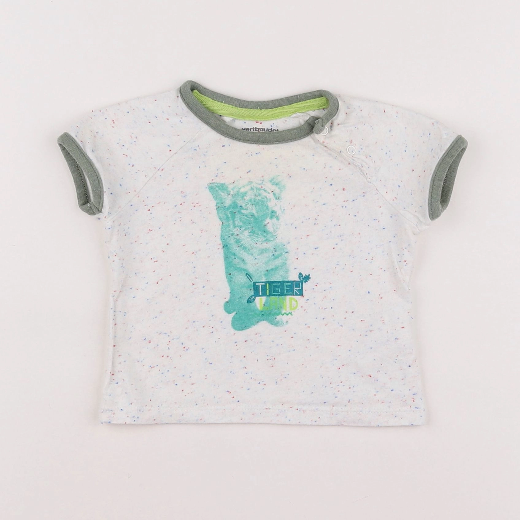 Vertbaudet - tee-shirt gris - 6 mois