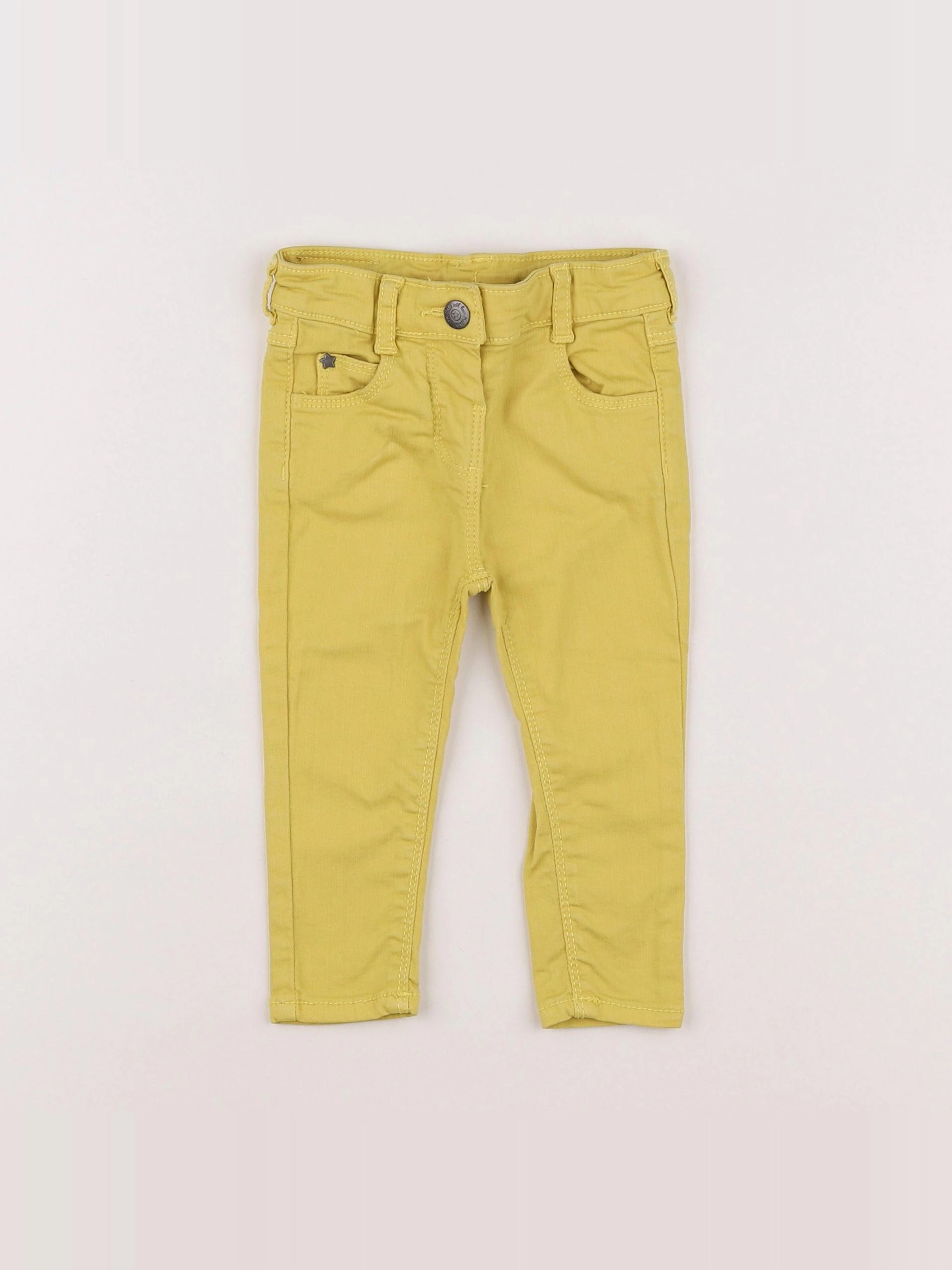 Tape à l'oeil - pantalon jaune - 9 mois