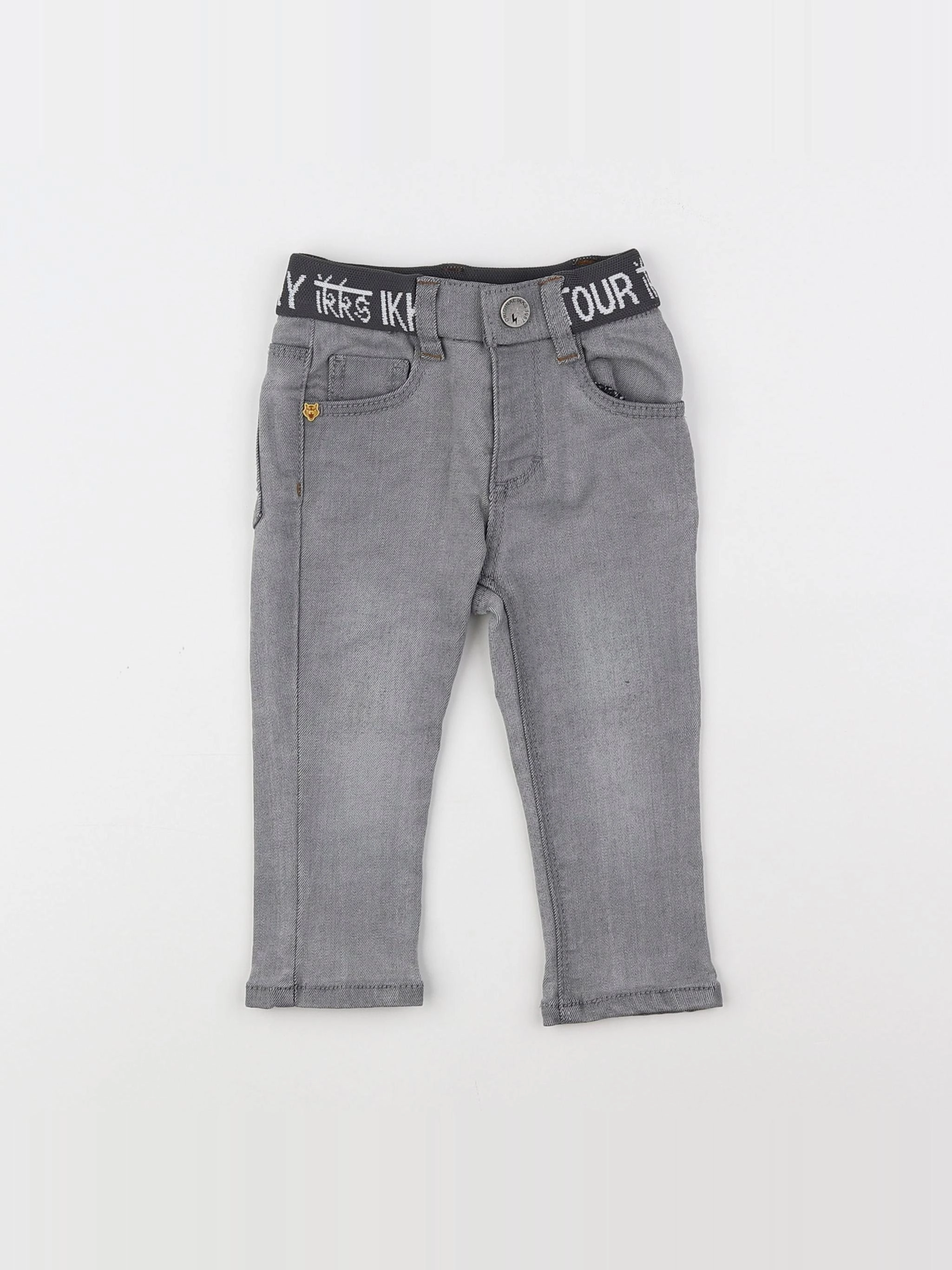 IKKS - jean gris - 12 mois