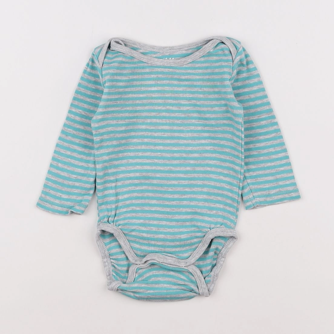 H&M - body bleu - 3 mois
