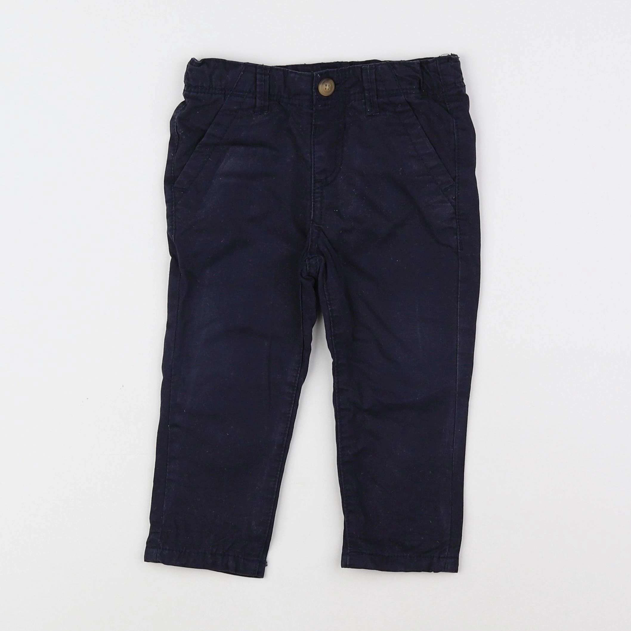 Boutchou - pantalon bleu - 12 mois