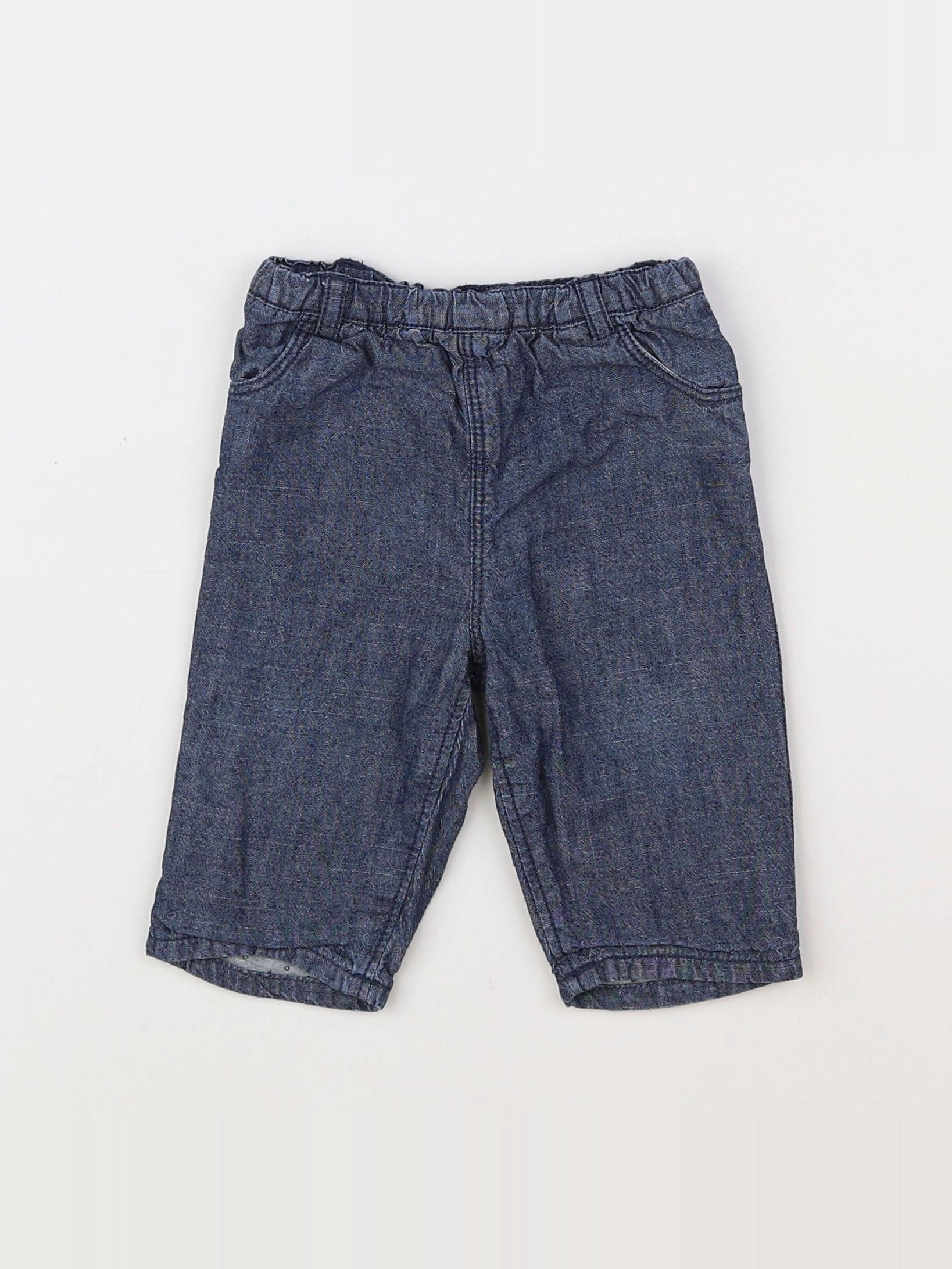 Boutchou - pantalon bleu - 3 mois