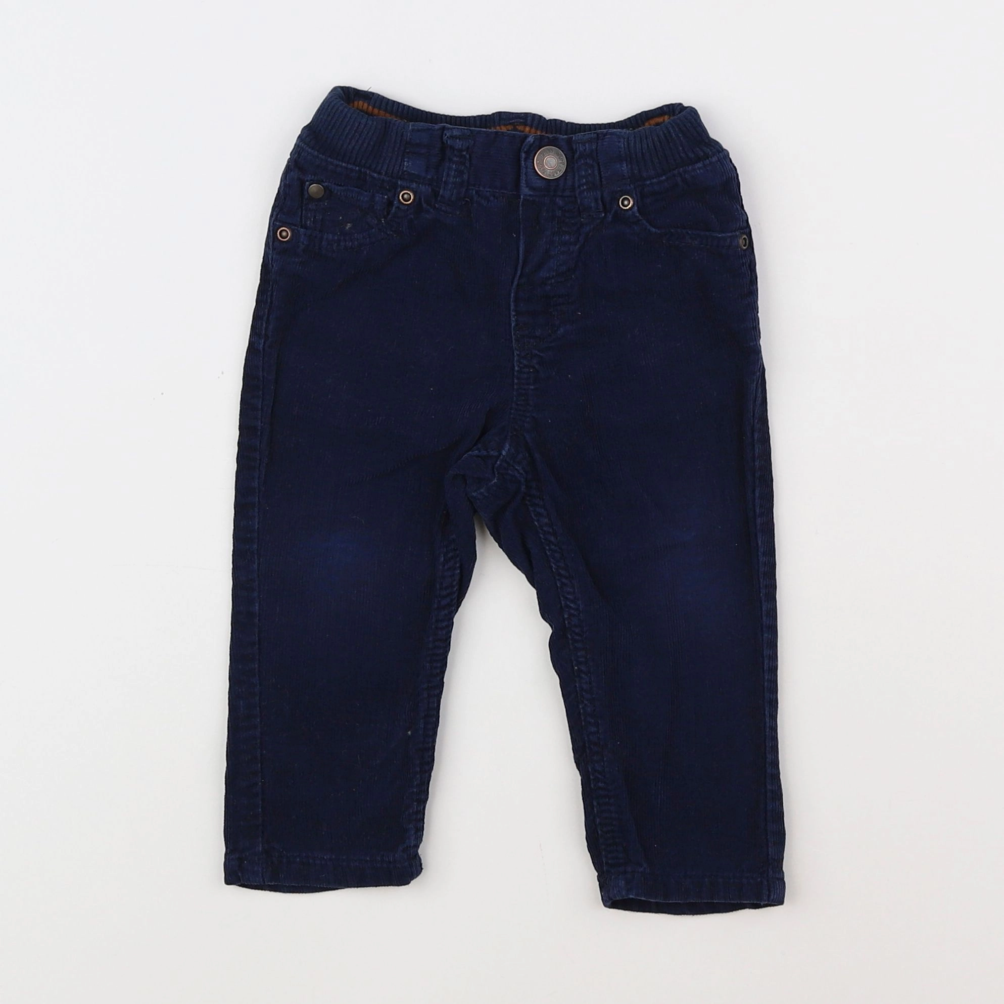 H&M - pantalon bleu - 6/9 mois