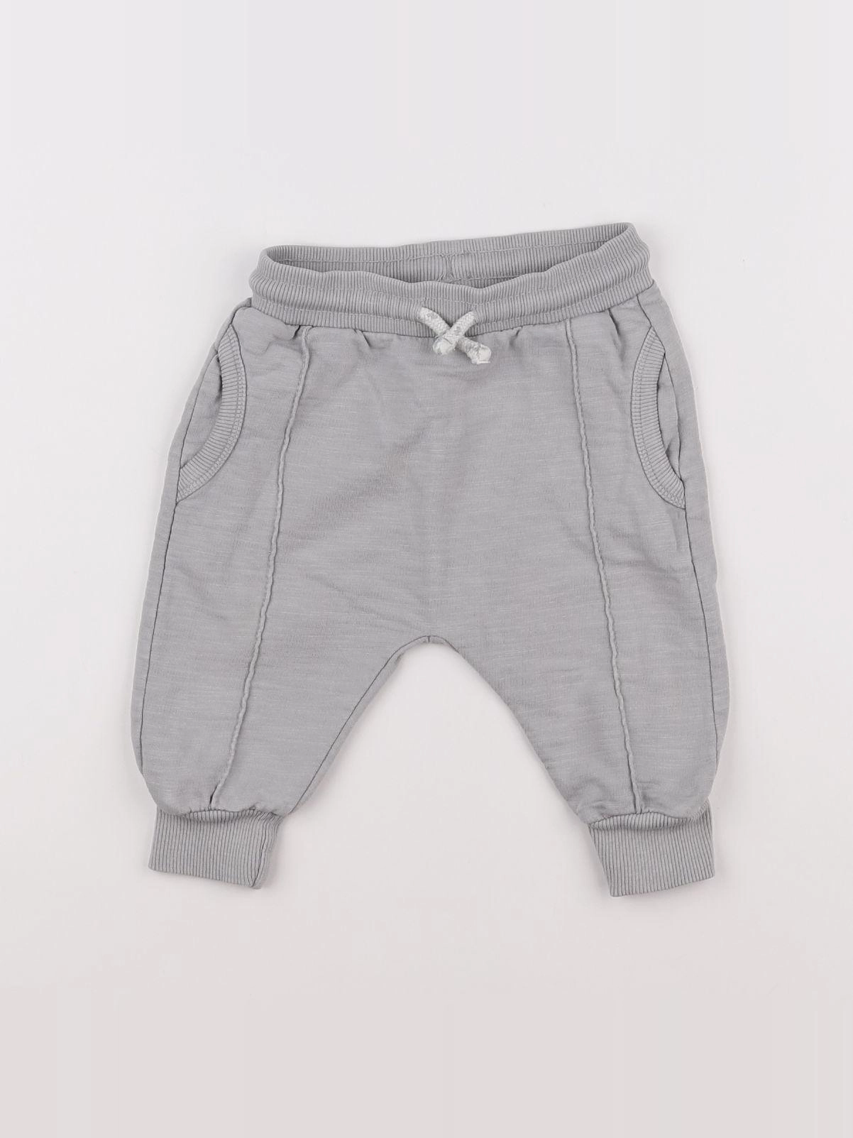Zara - pantalon gris - 3/6 mois