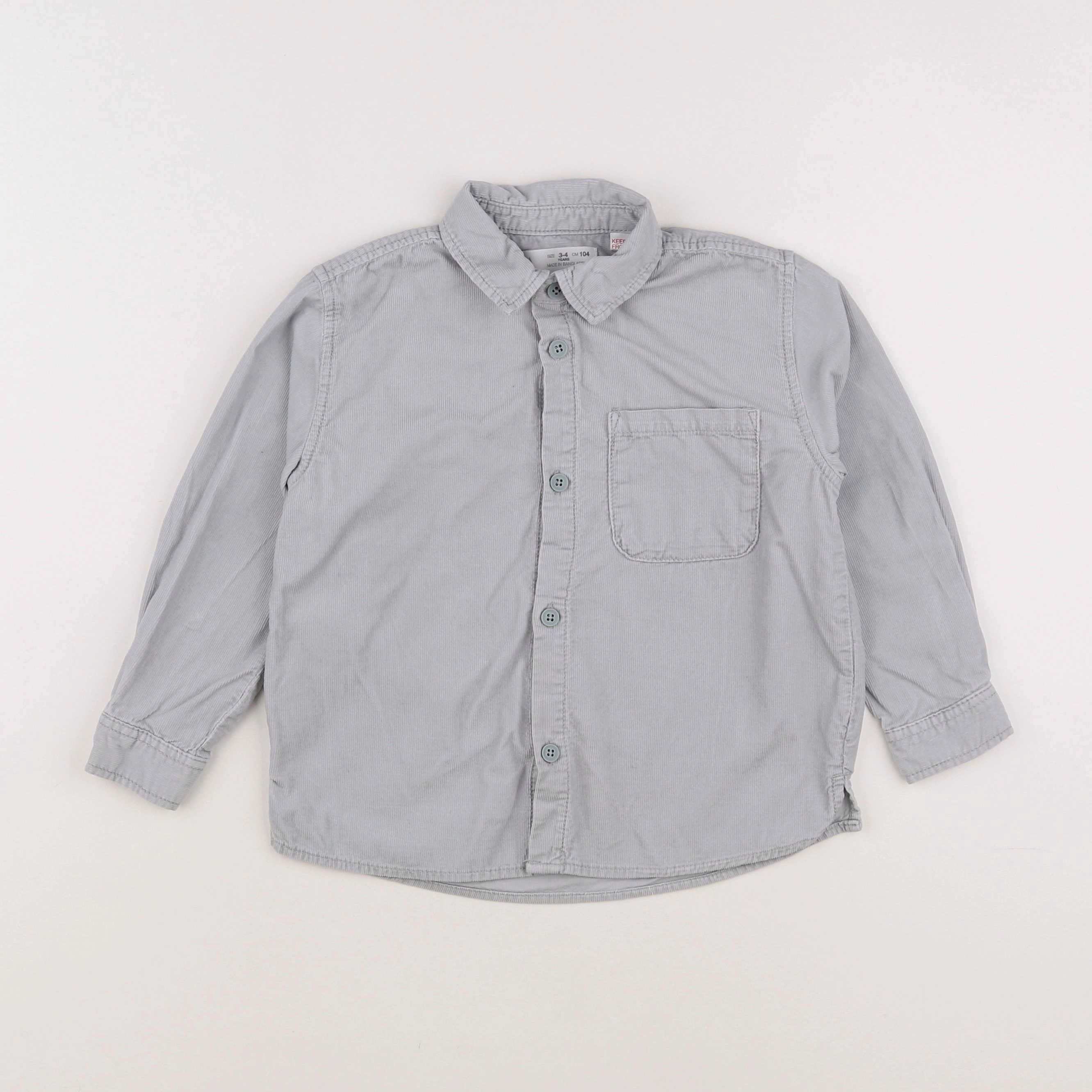 Zara - chemise gris - 3/4 ans