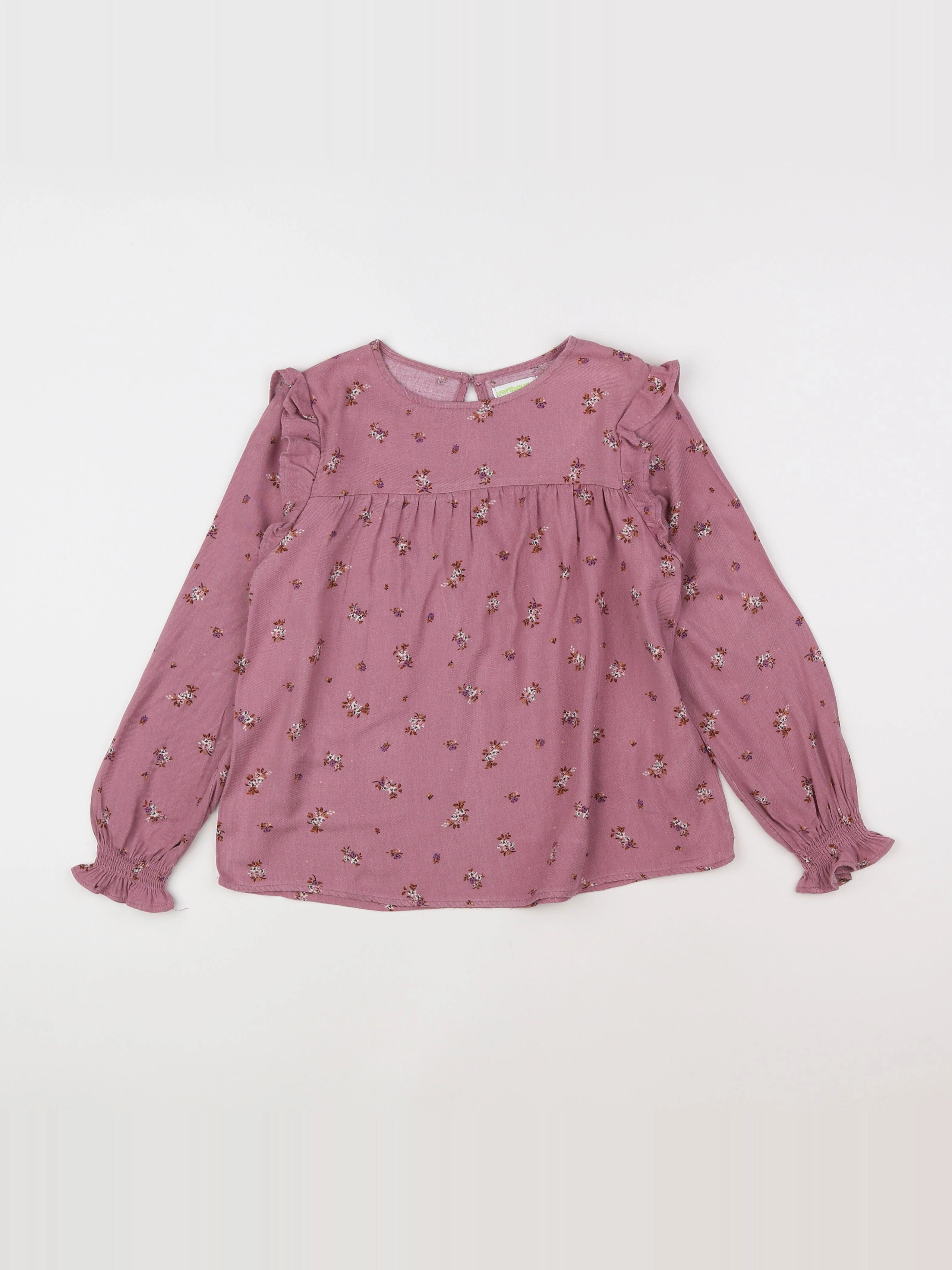 Vertbaudet - blouse rose - 8 ans