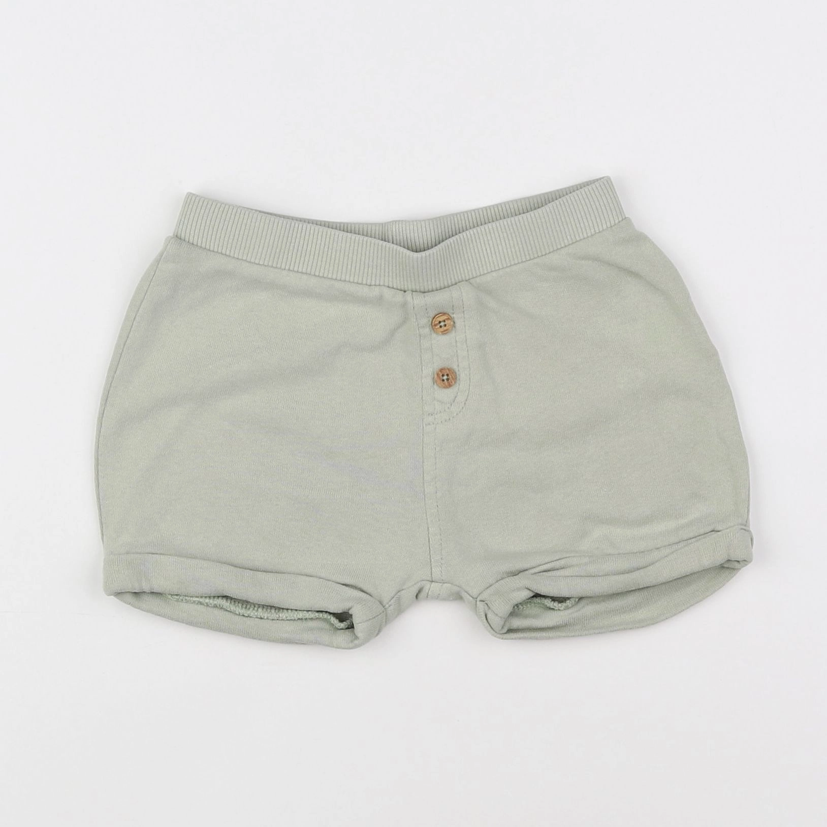 Vertbaudet - short vert - 12 mois