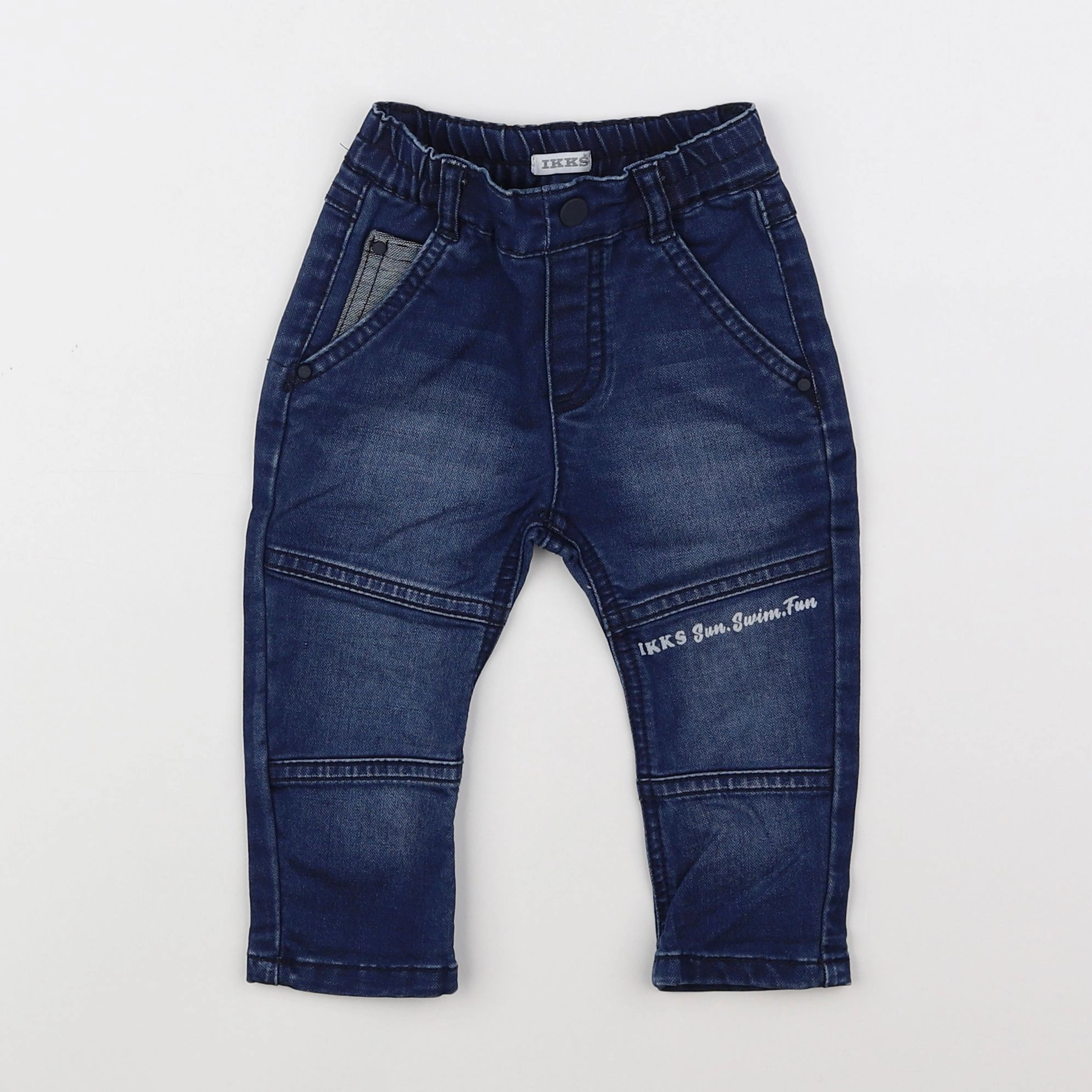 IKKS - jean bleu - 12 mois