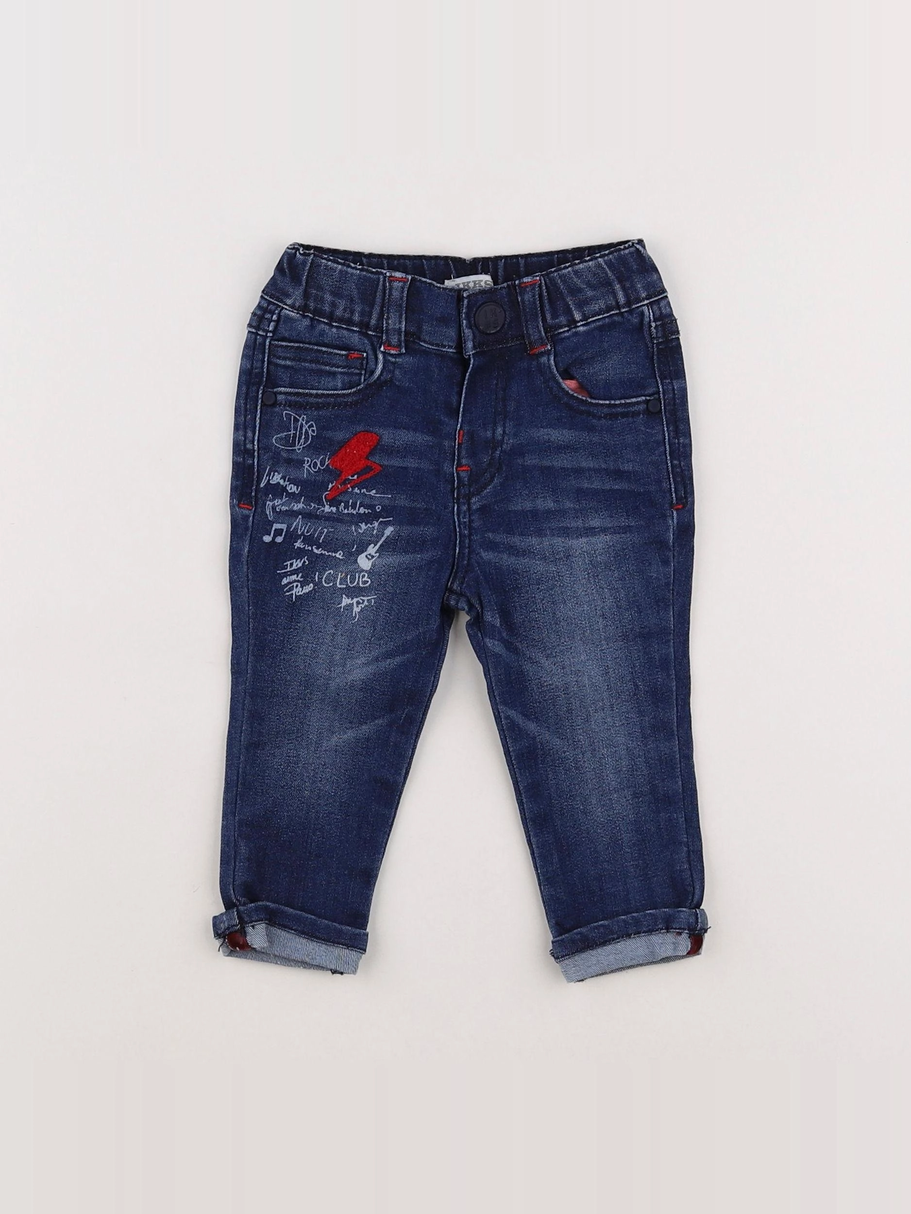 IKKS - jean bleu - 6 mois