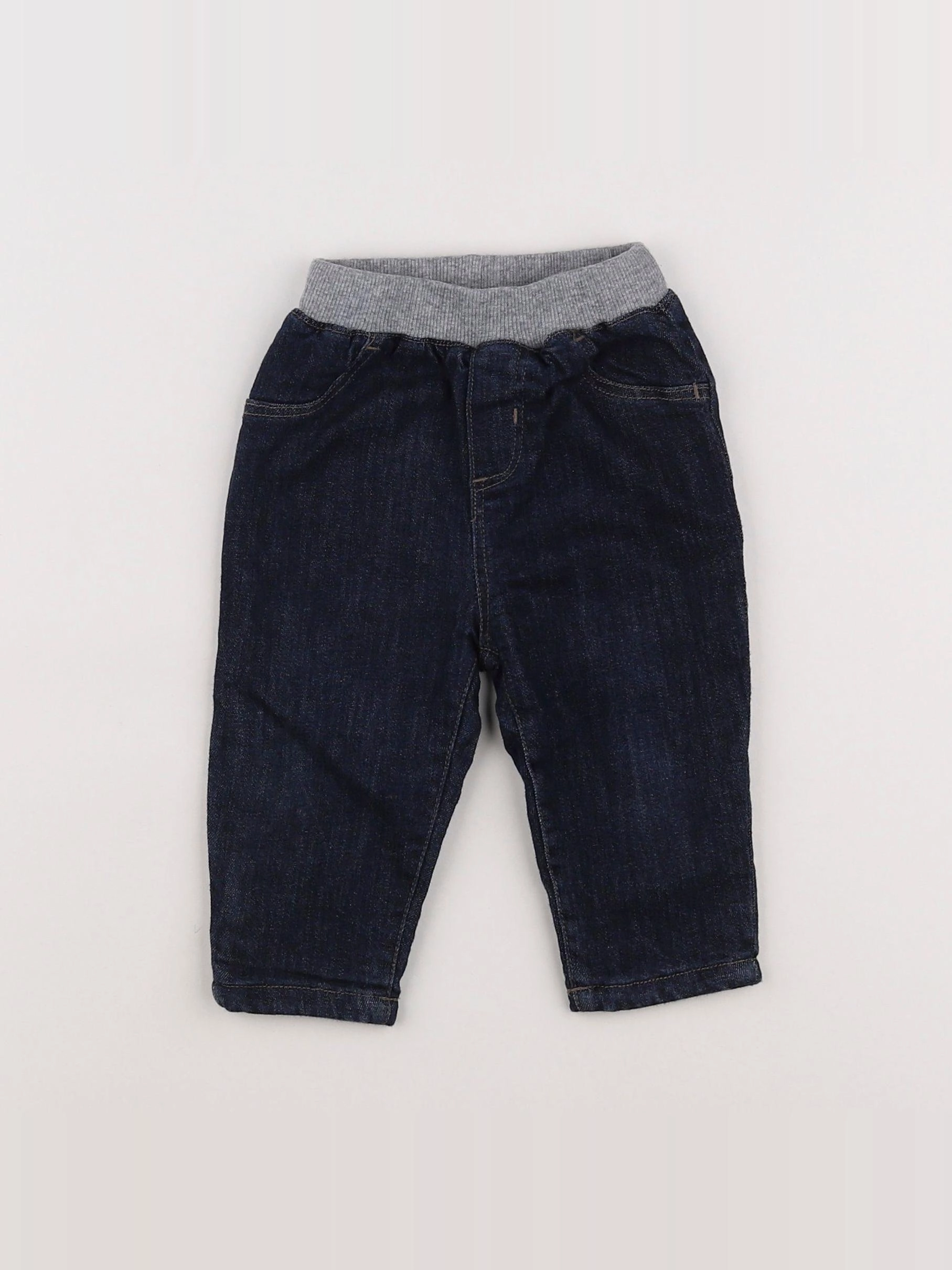 Boutchou - pantalon bleu - 6 mois