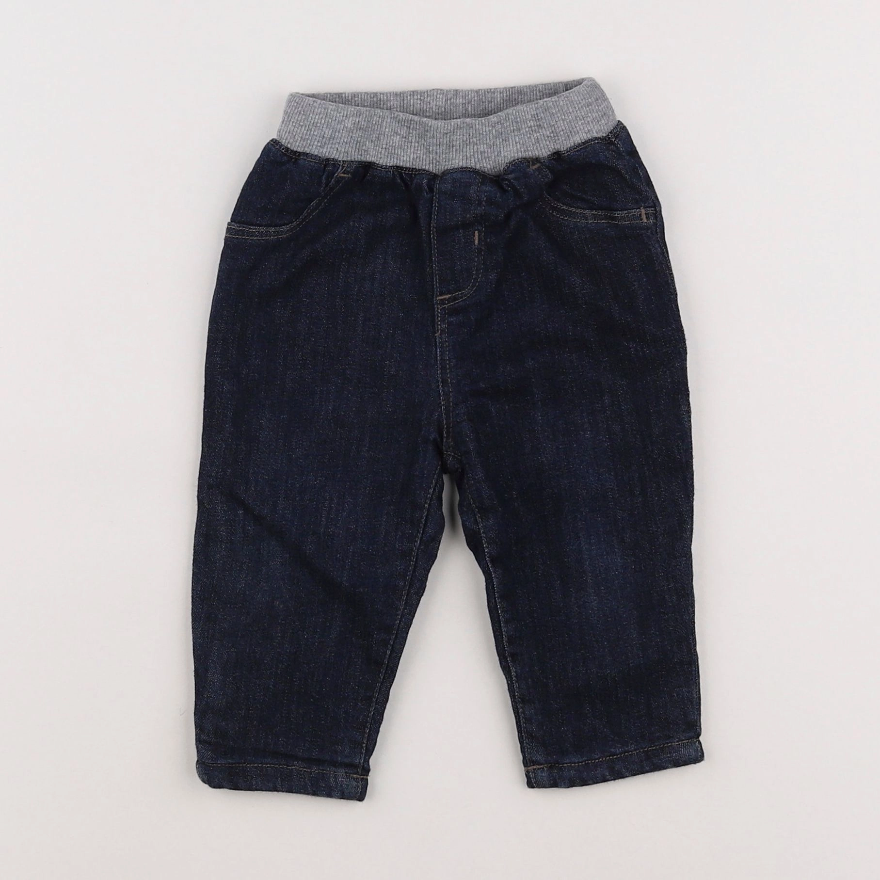 Boutchou - pantalon bleu - 6 mois