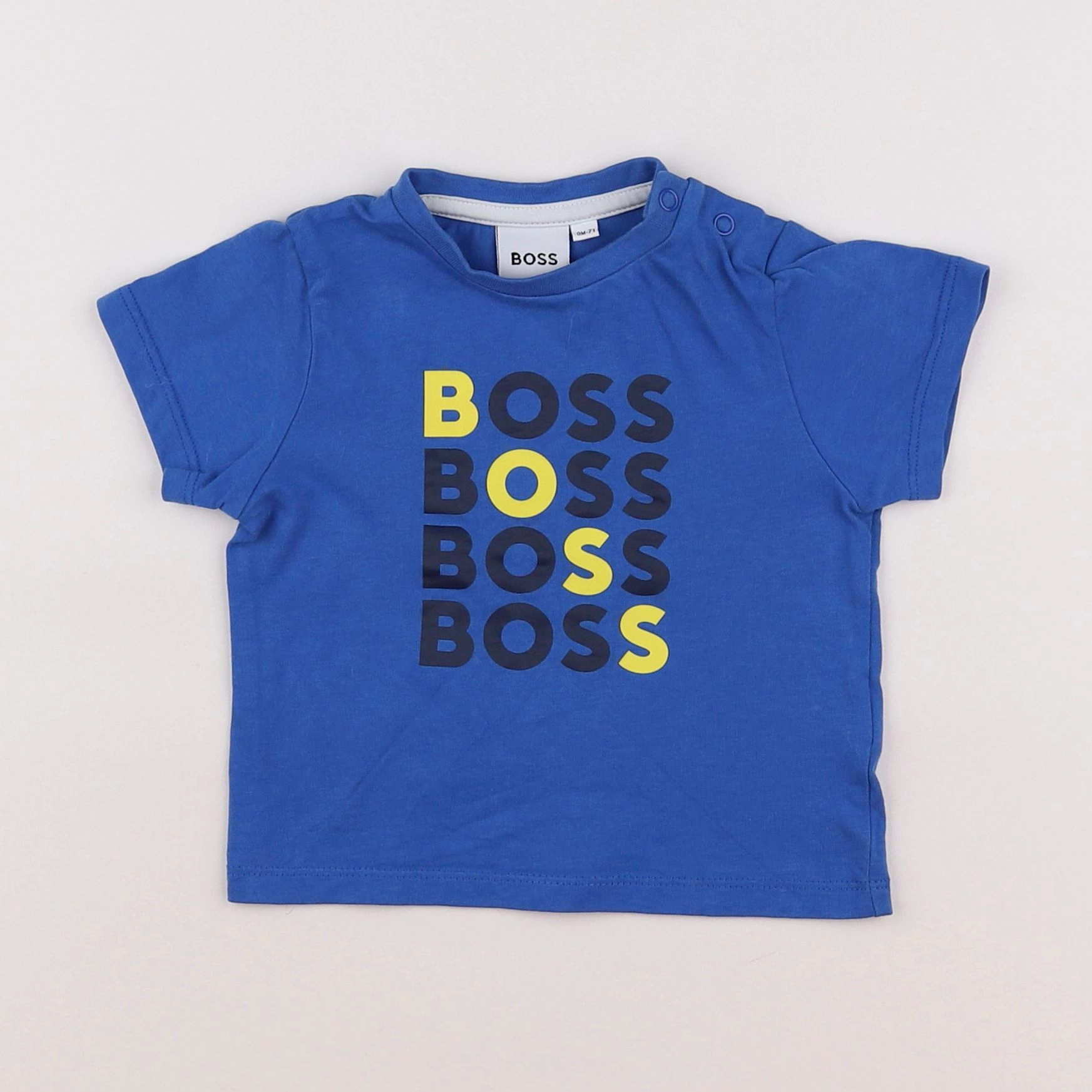 Hugo Boss - tee-shirt bleu - 9 mois