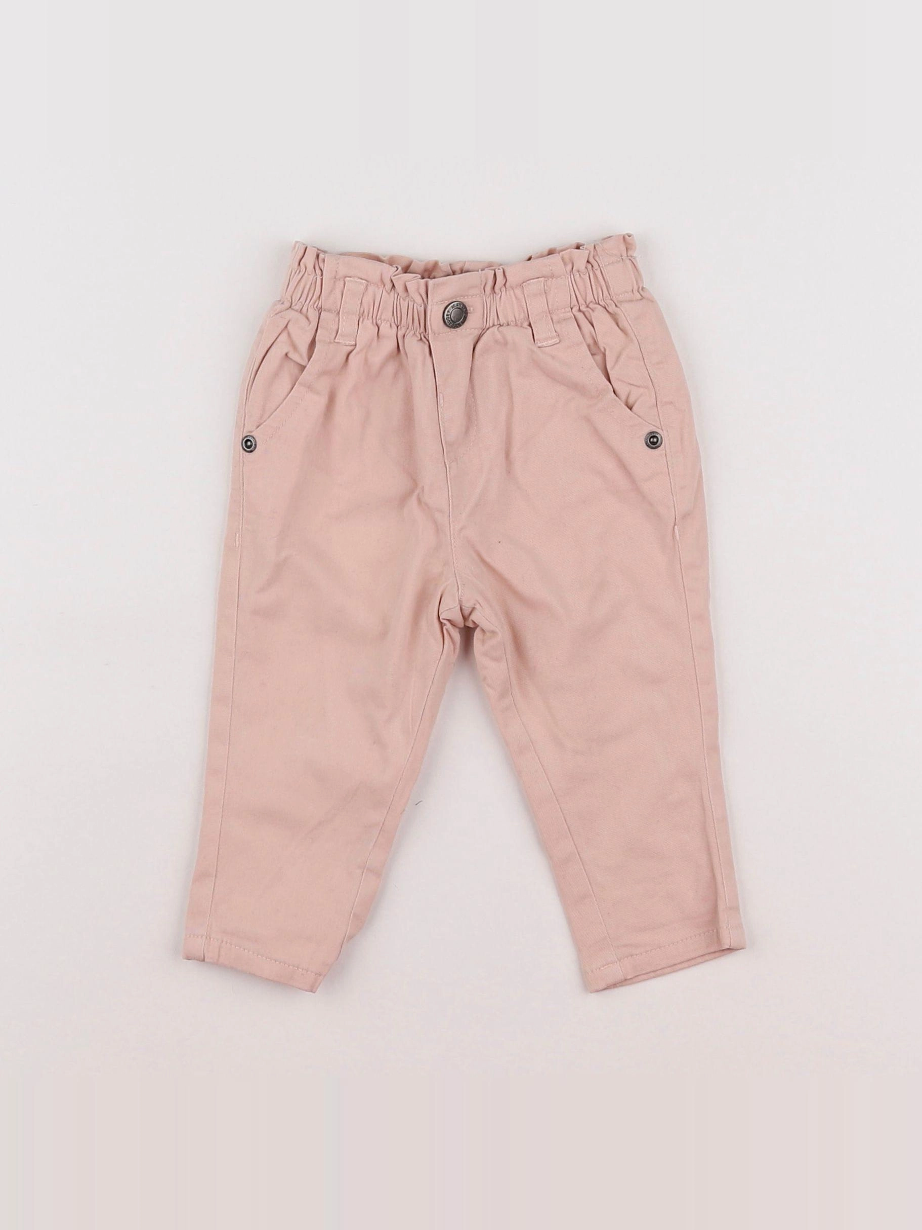 Vertbaudet - pantalon rose - 6 mois