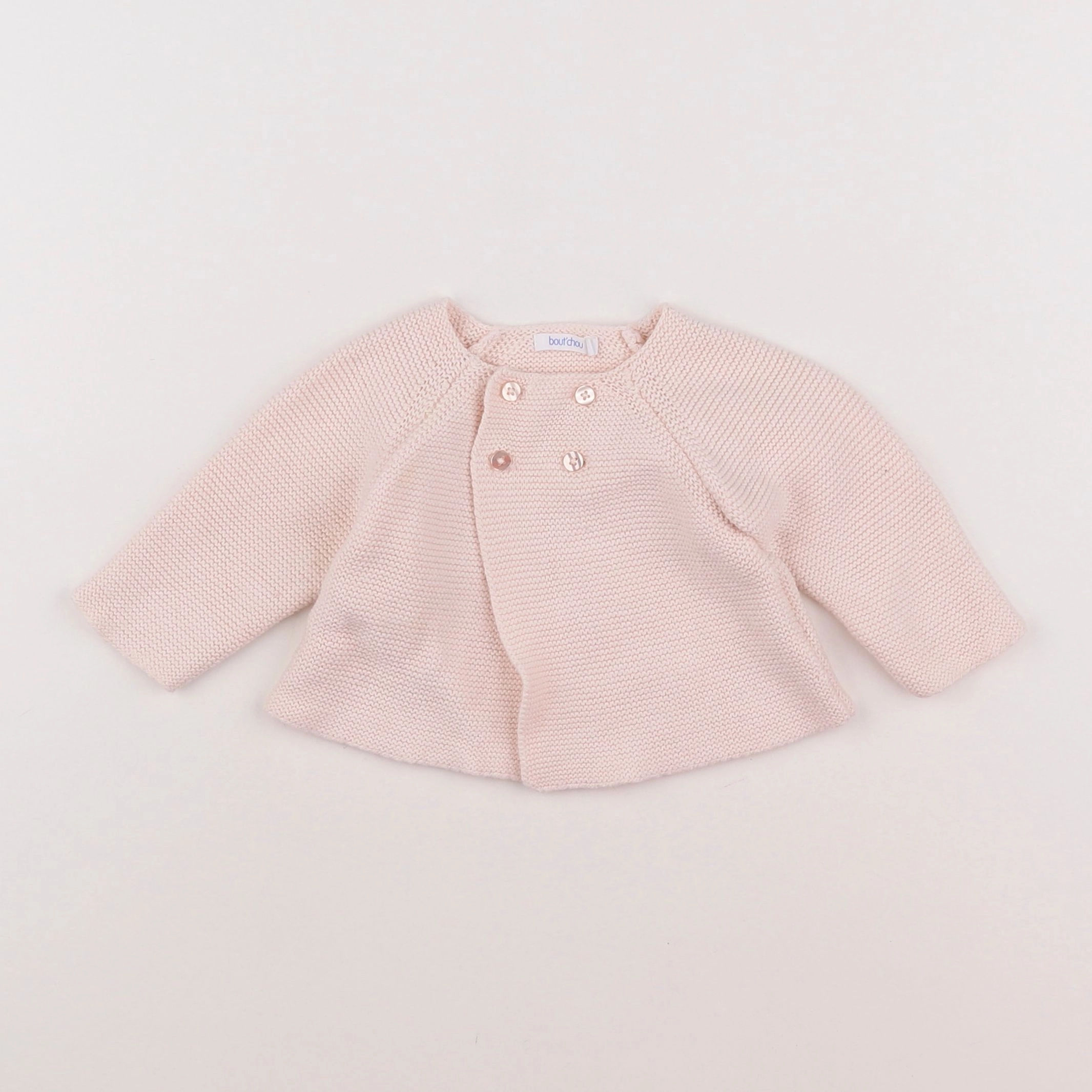 Boutchou - gilet rose - 3 mois