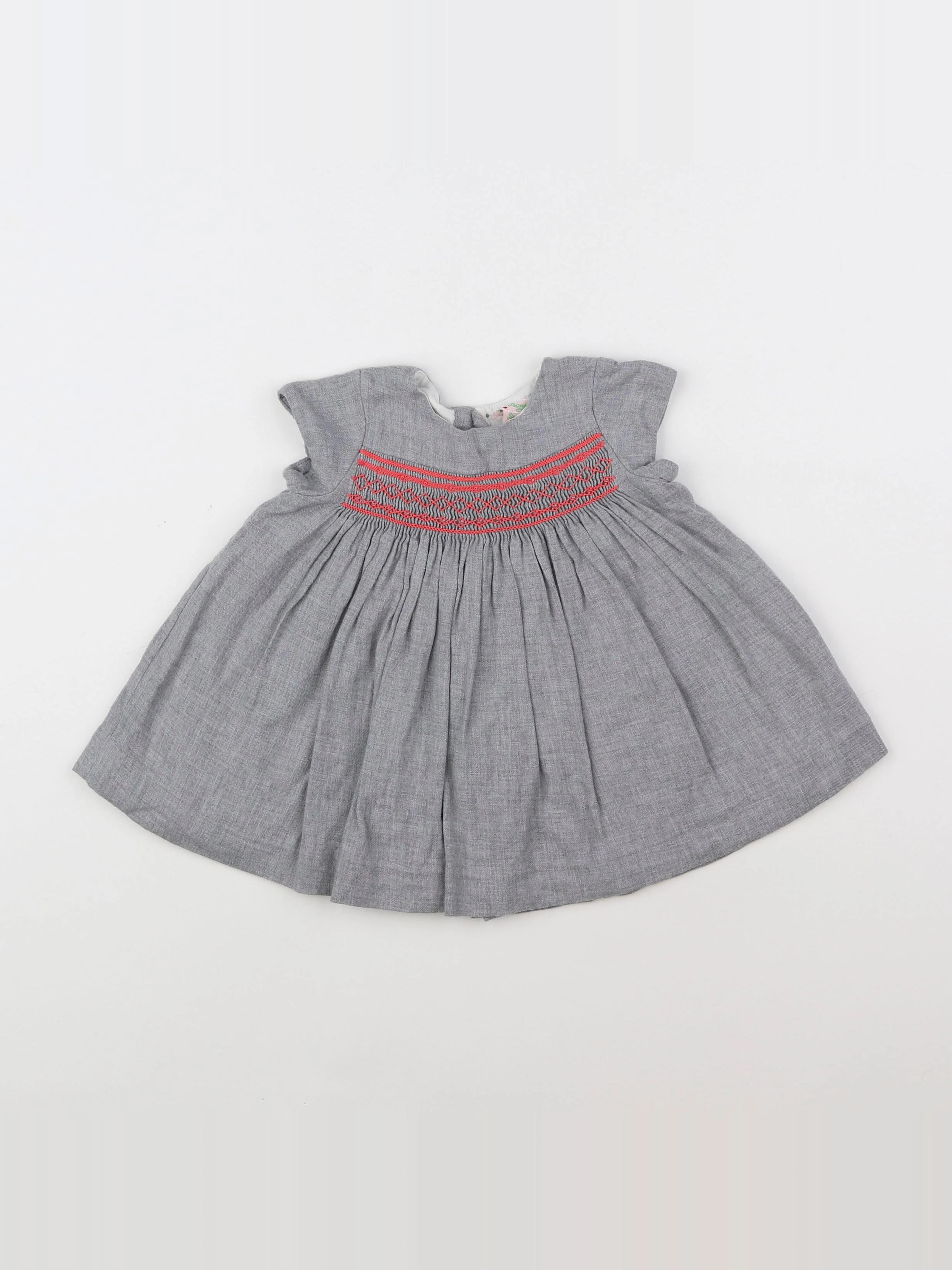 Bonpoint - robe gris - 6 mois