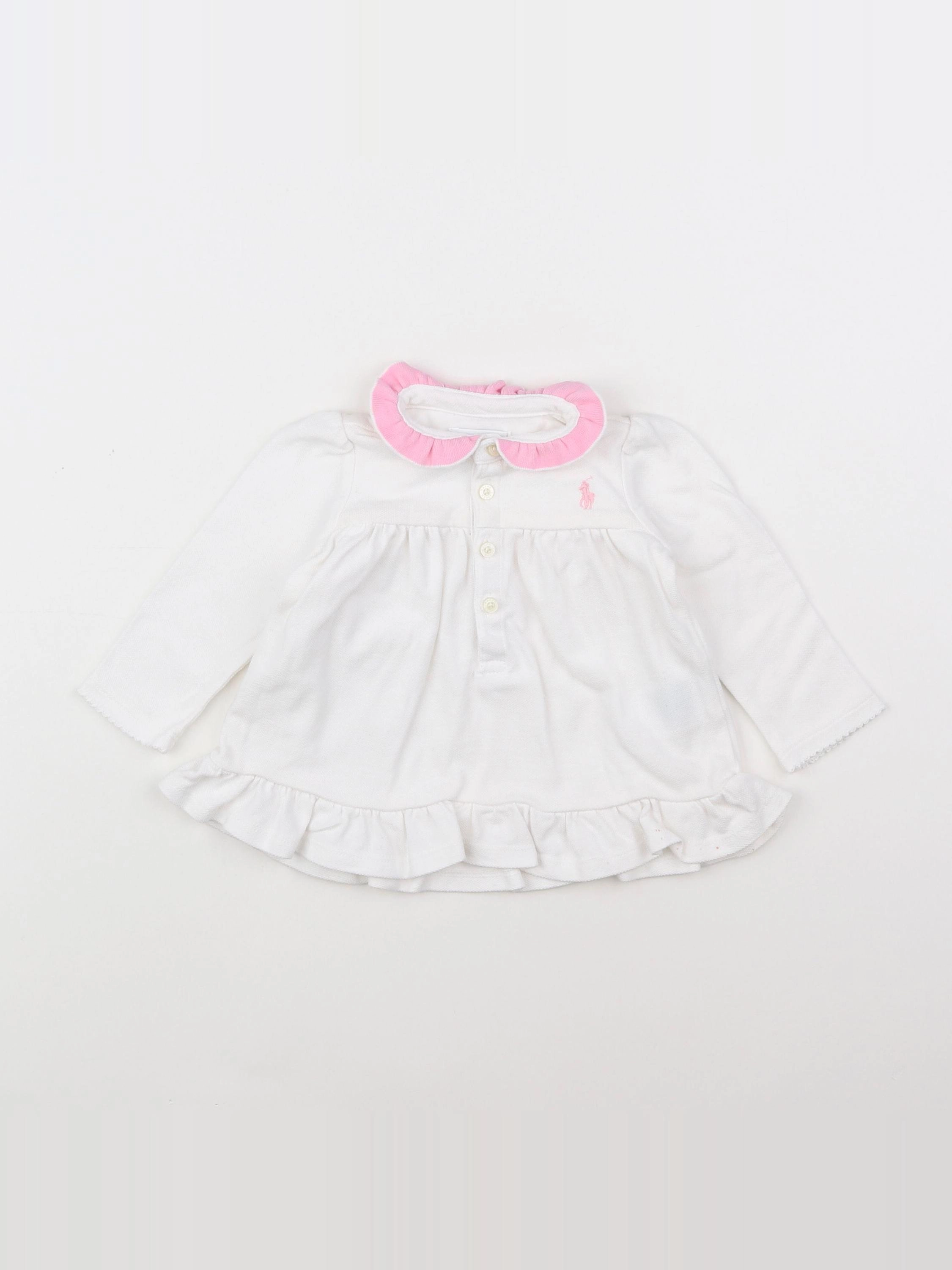Ralph Lauren - blouse blanc - 6 mois