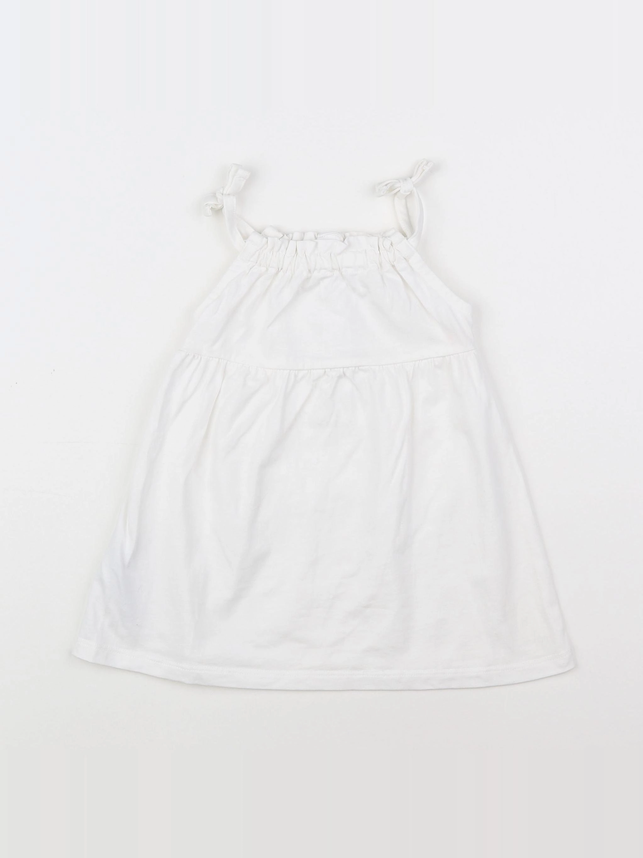 Mango - robe blanc - 9/12 mois