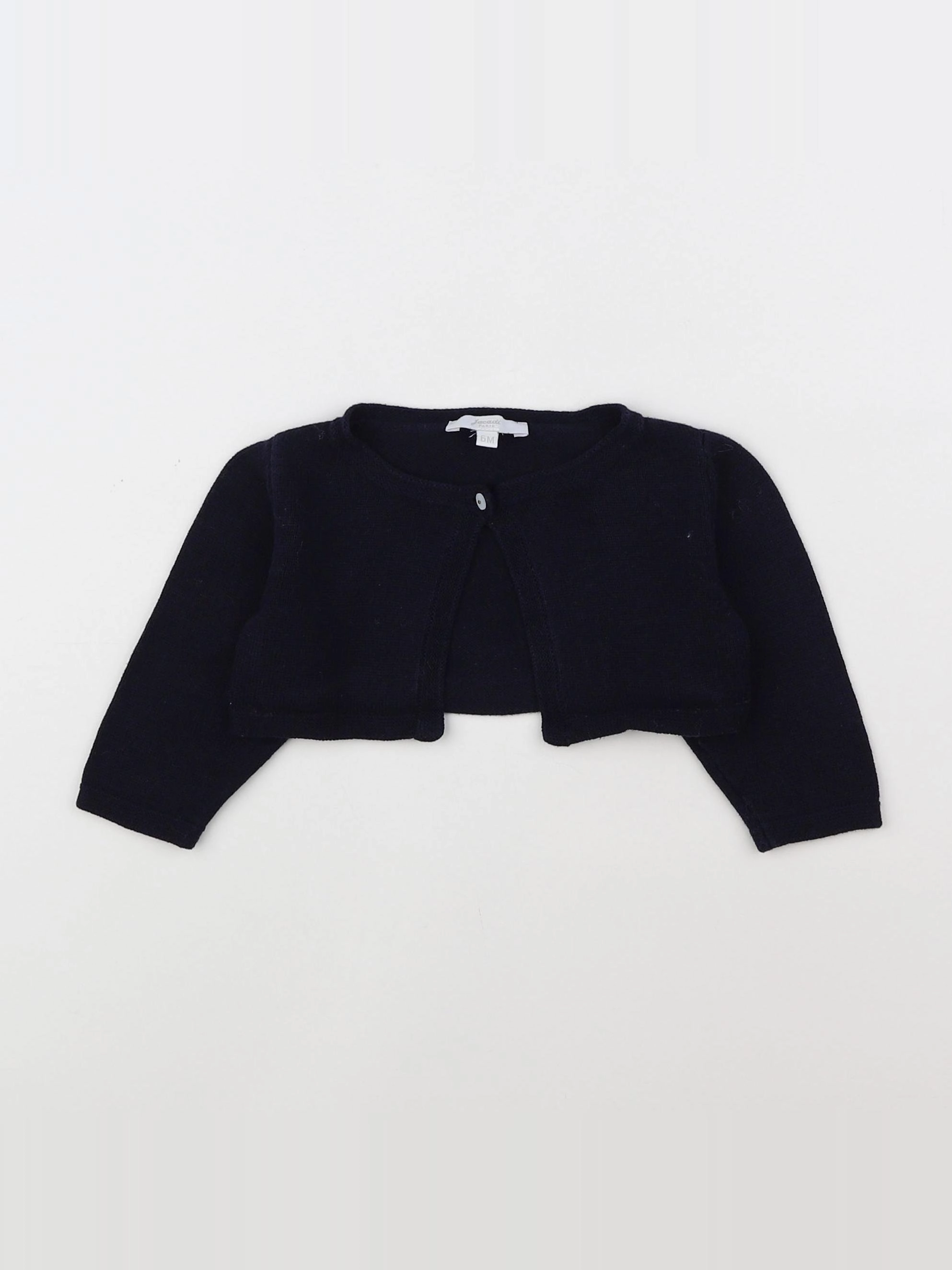 Jacadi - gilet bleu - 6 mois