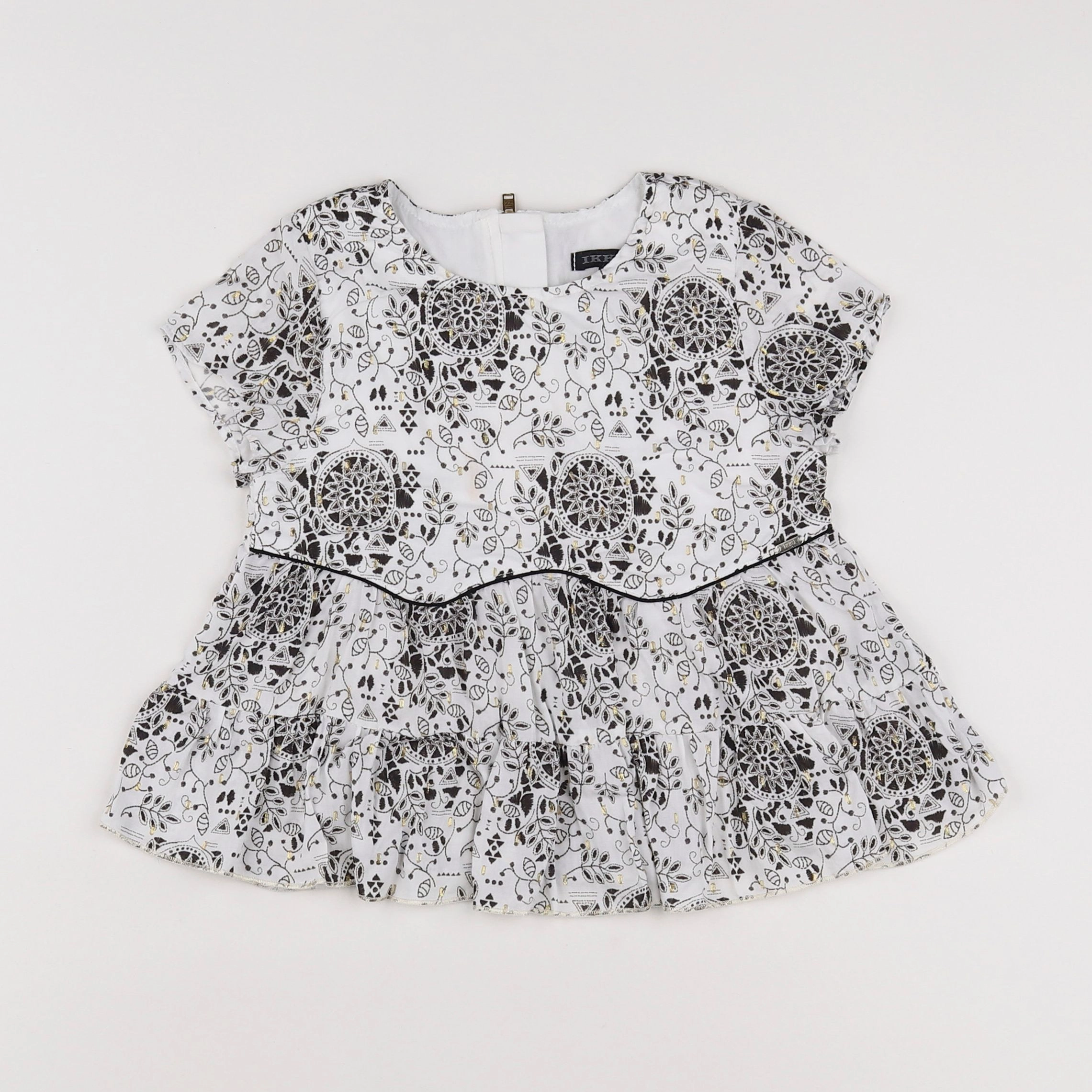 IKKS - blouse blanc - 6 ans