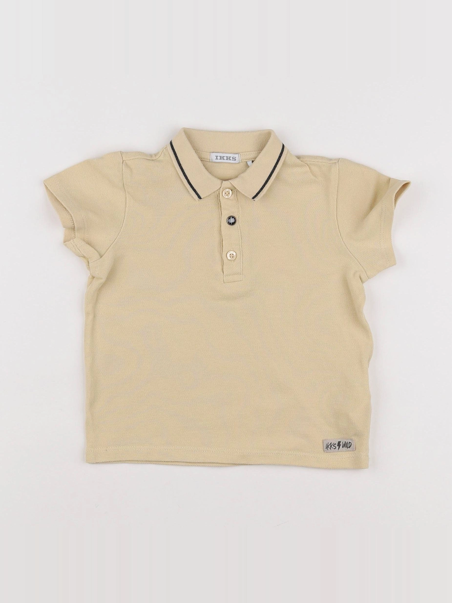 IKKS - polo taupe - 18 mois