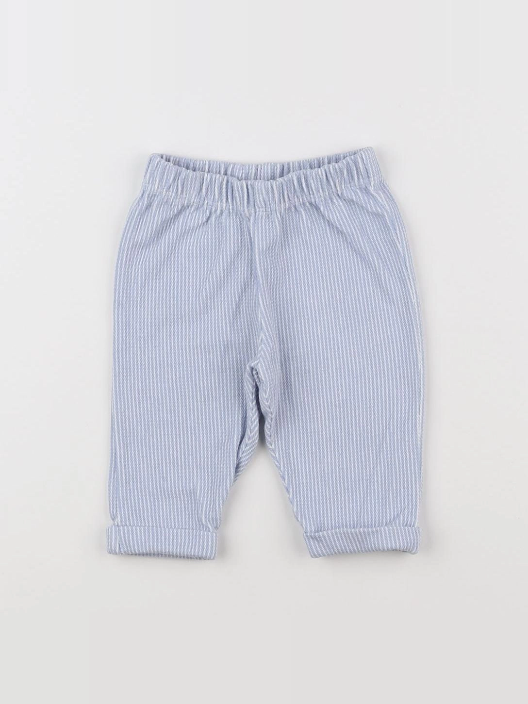 Buissonnière - pantalon bleu - 3/6 mois