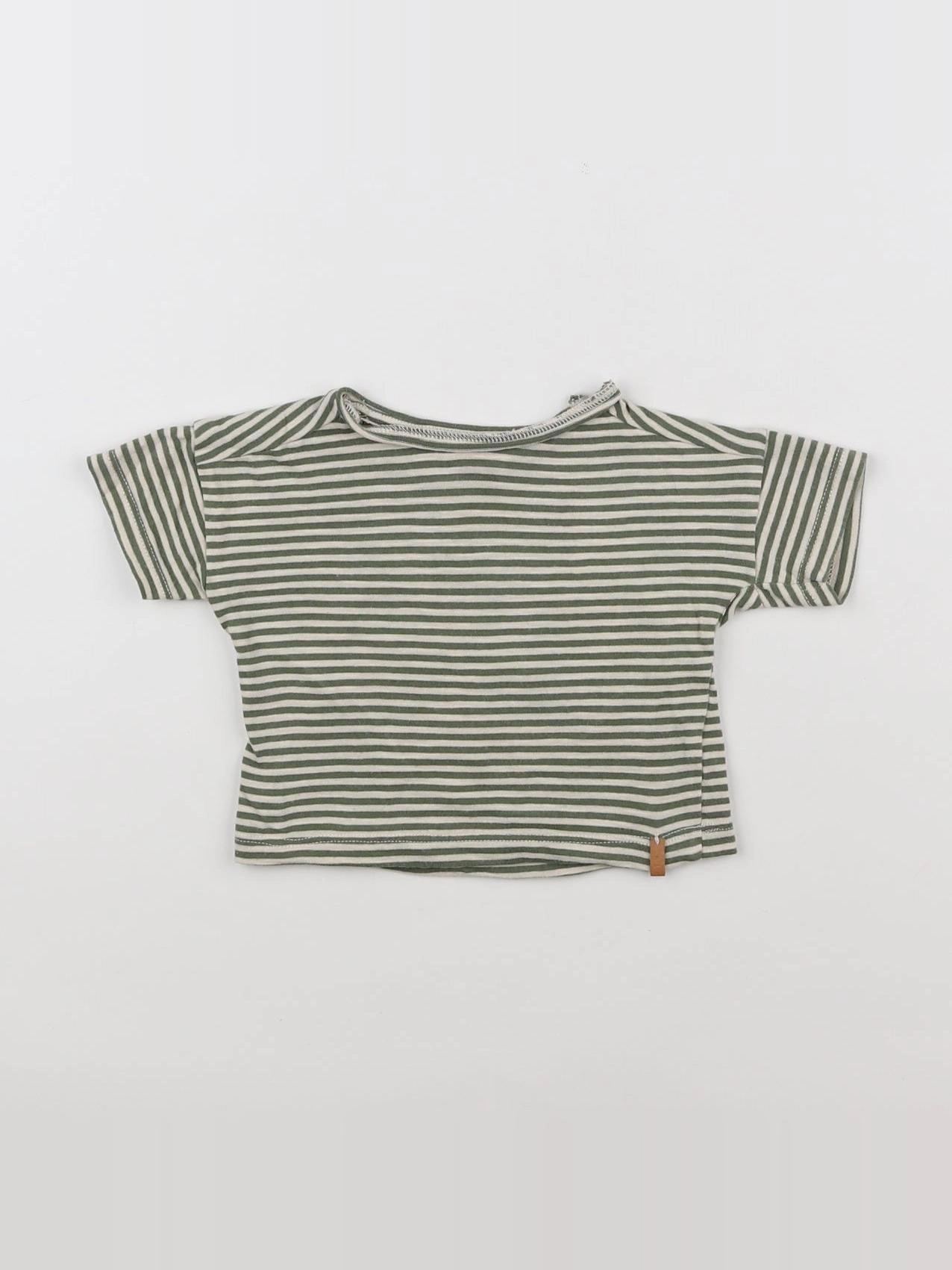 Nixnut - tee-shirt vert - 3/6 mois