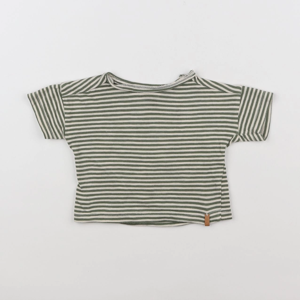 Nixnut - tee-shirt vert - 3/6 mois