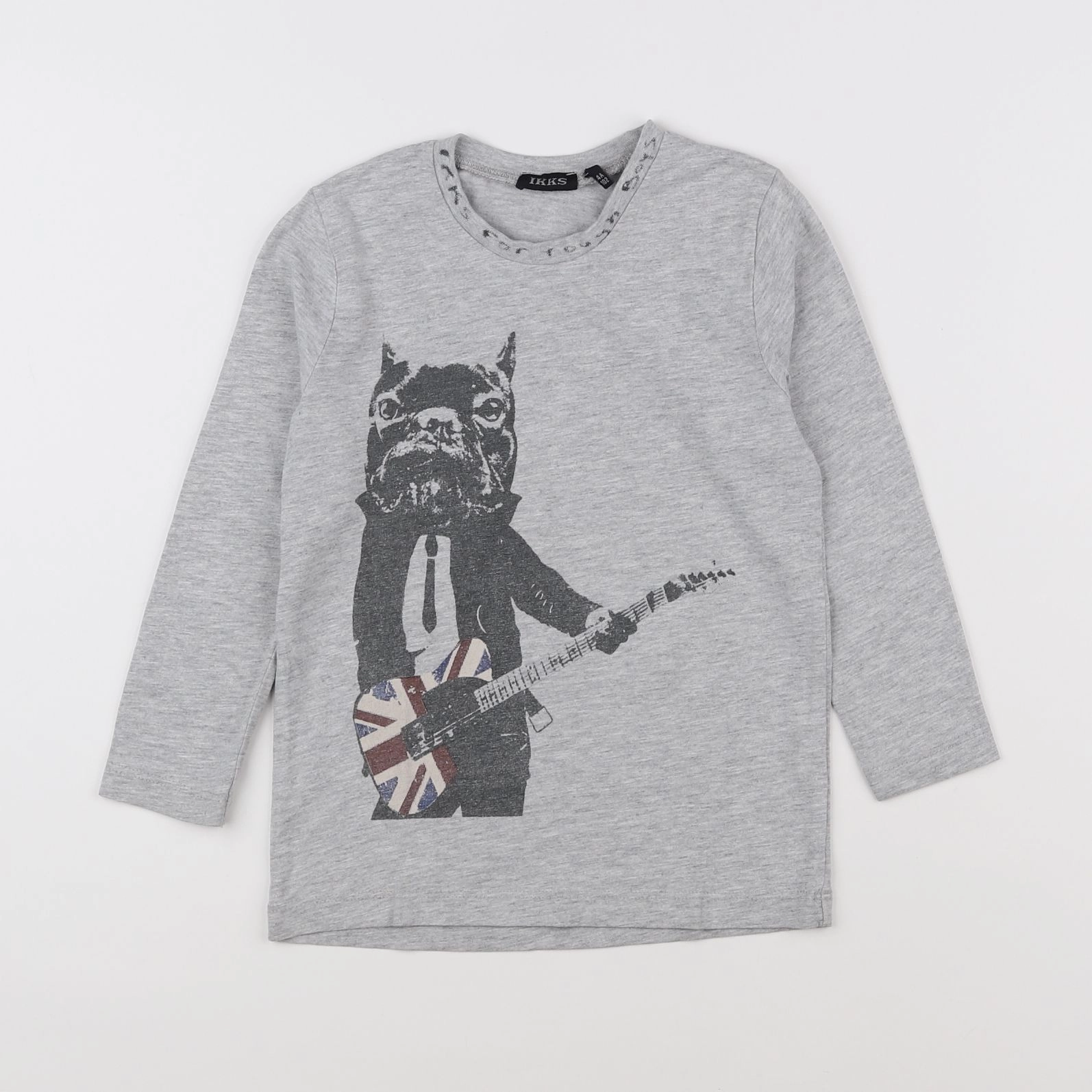 IKKS - tee-shirt gris - 4 ans