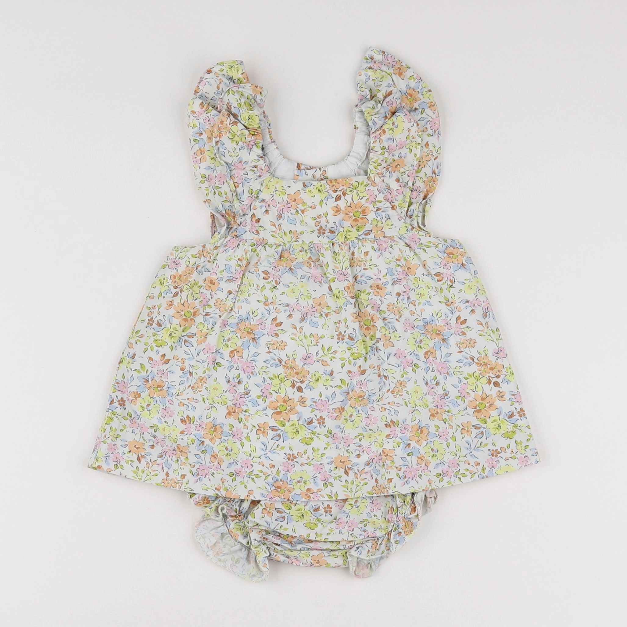 Zara - robe multicolore - 3/6 mois