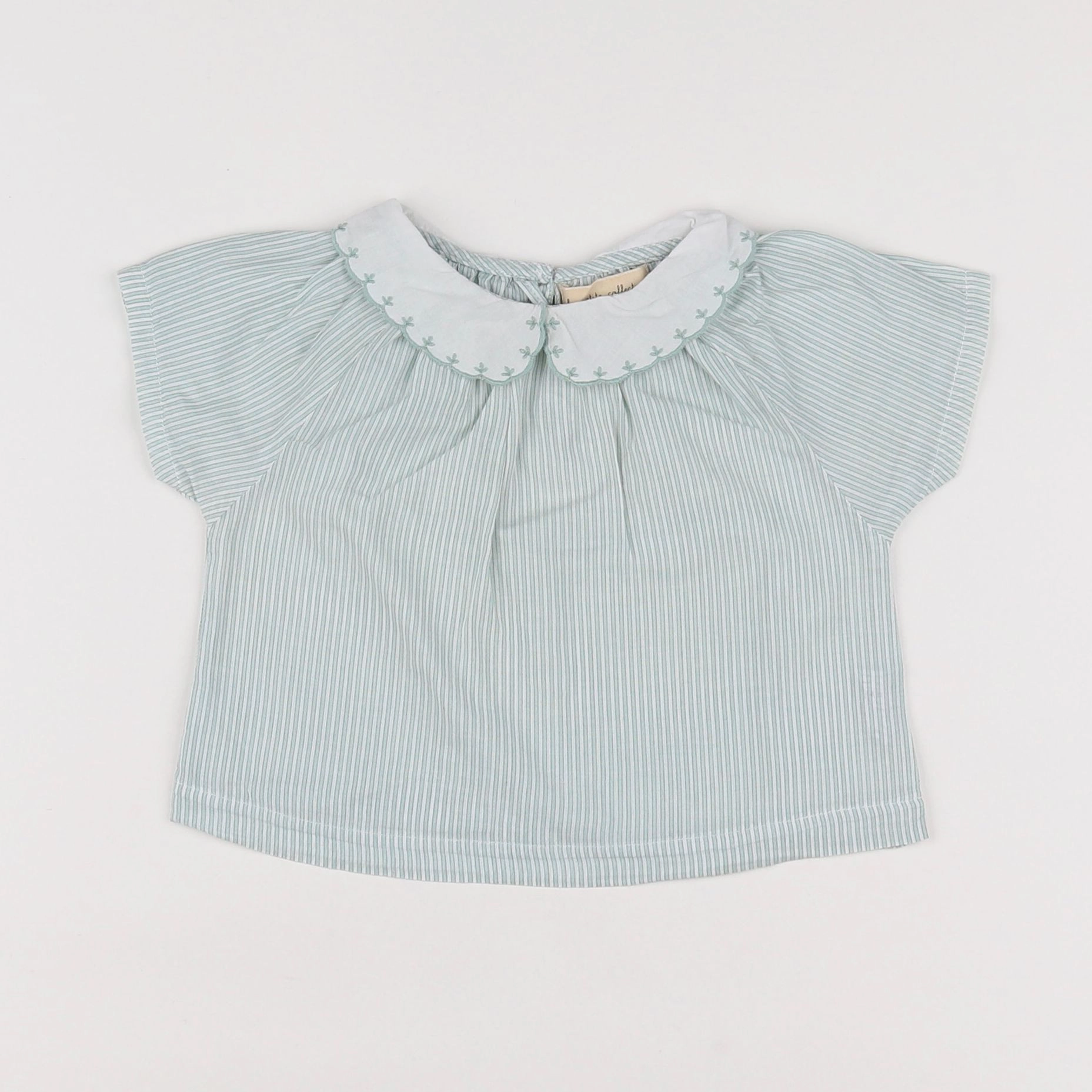 La Petite Collection - blouse vert - 6 mois