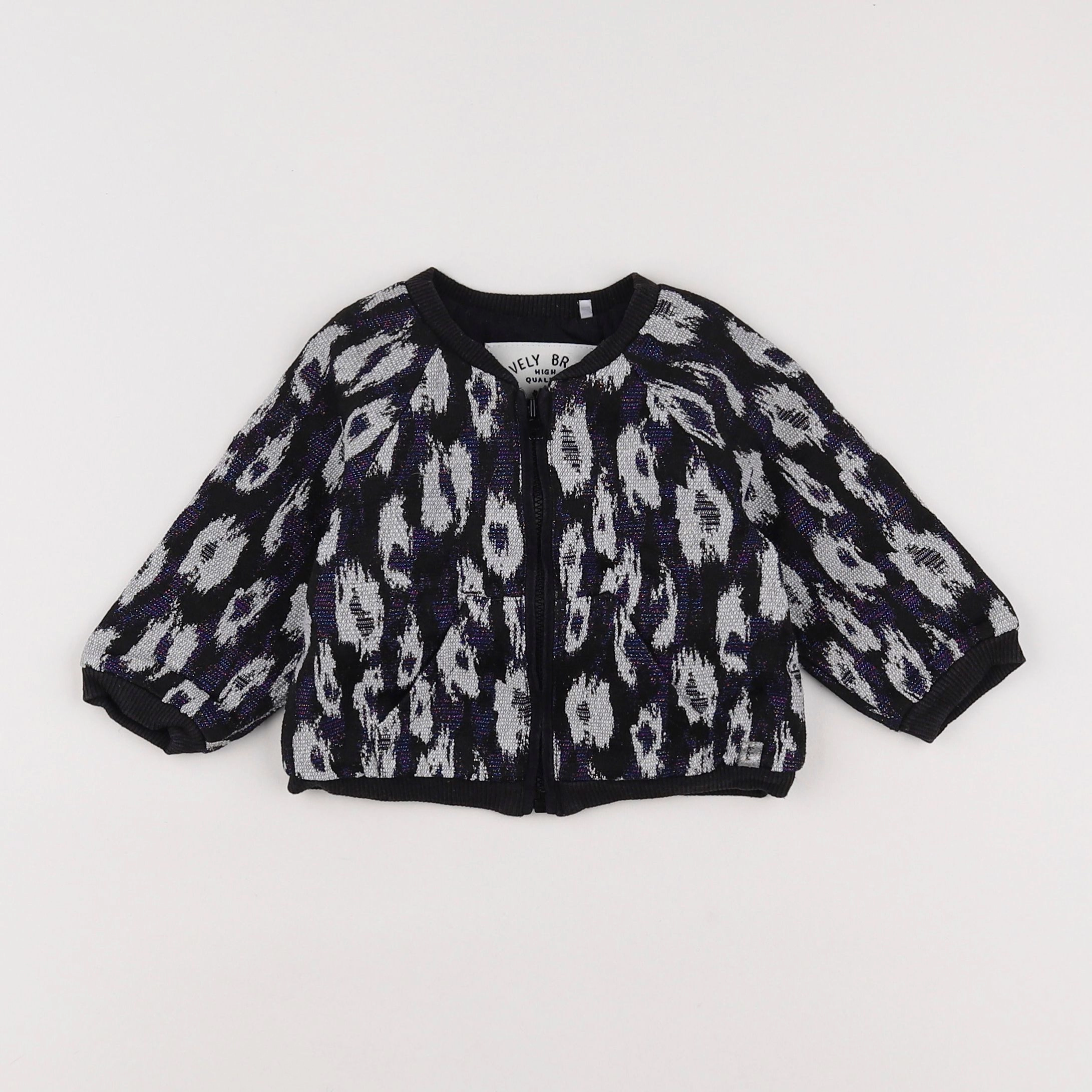 IKKS - veste noir - 12 mois