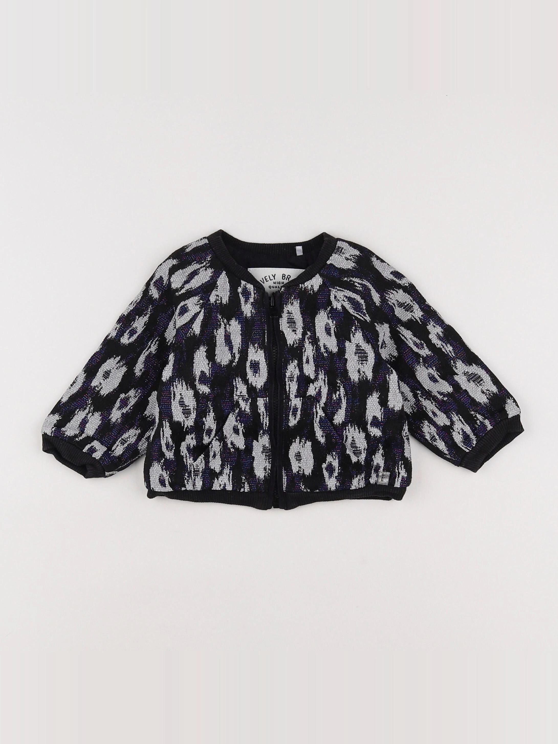 IKKS - veste noir - 12 mois
