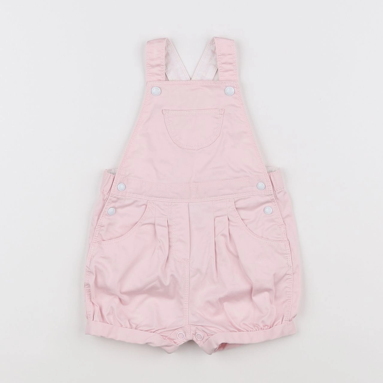 Petit Bateau - salopette rose - 12 mois
