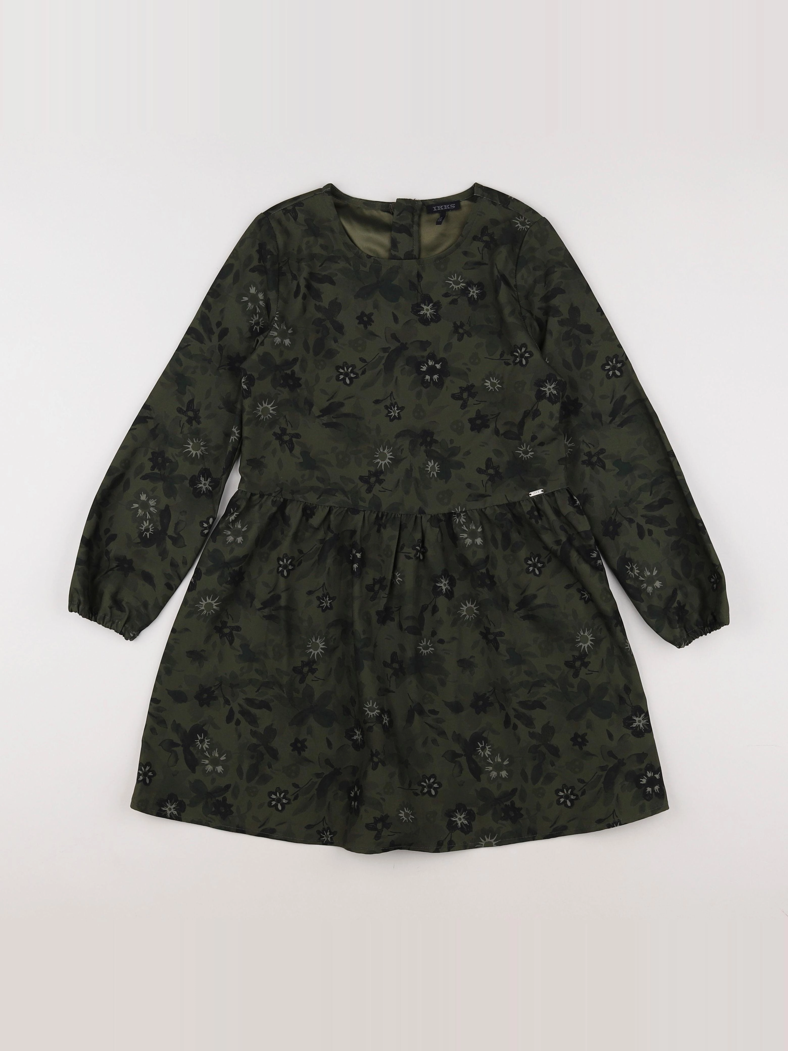 IKKS - robe vert - 8 ans
