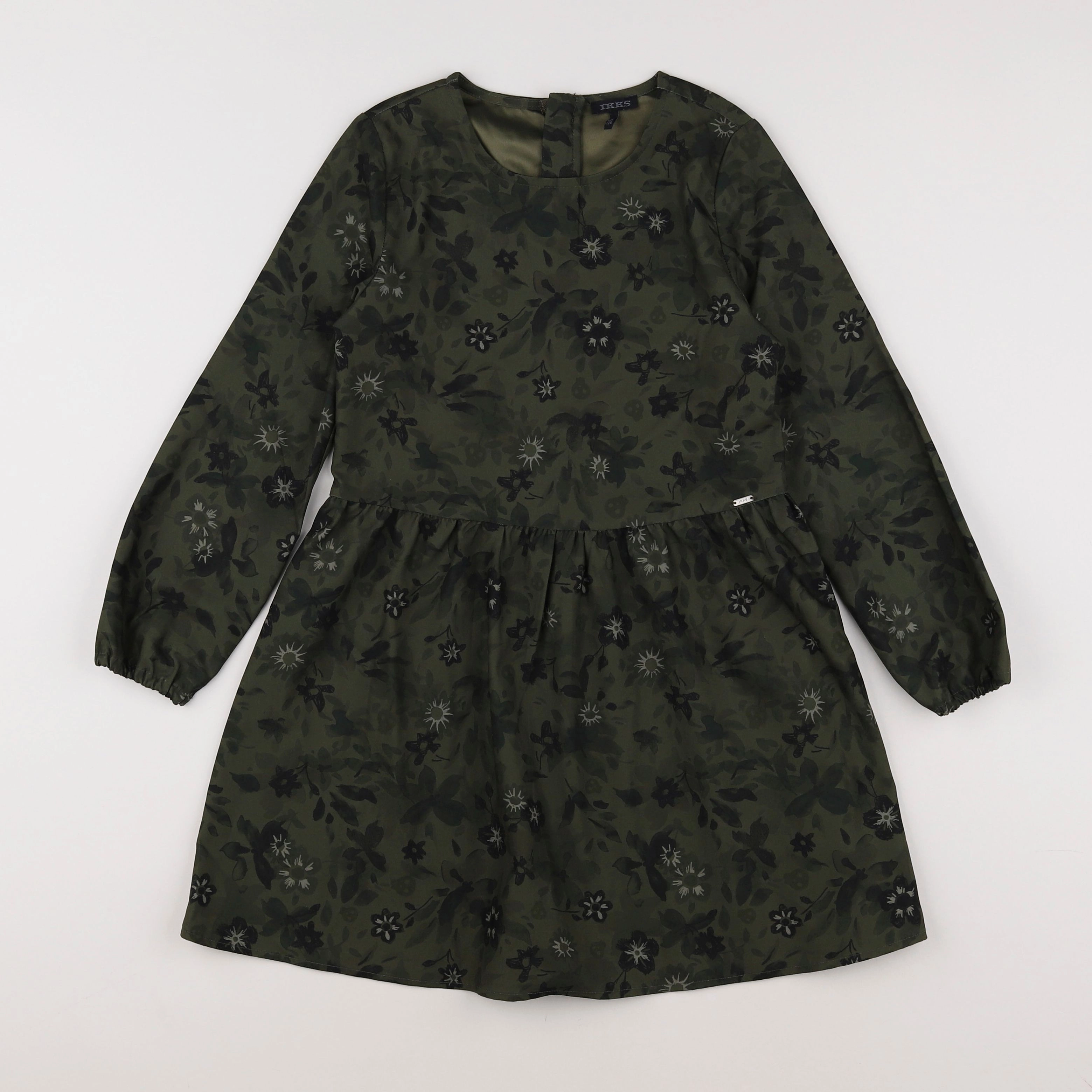 IKKS - robe vert - 8 ans