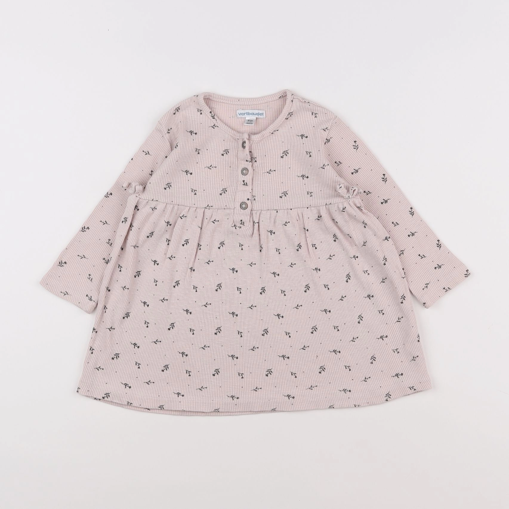 Vertbaudet - robe rose - 18 mois