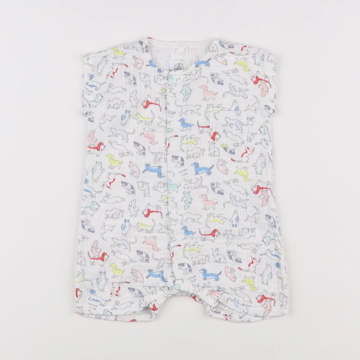 Petit Bateau - combinaison multicolore - 3 mois