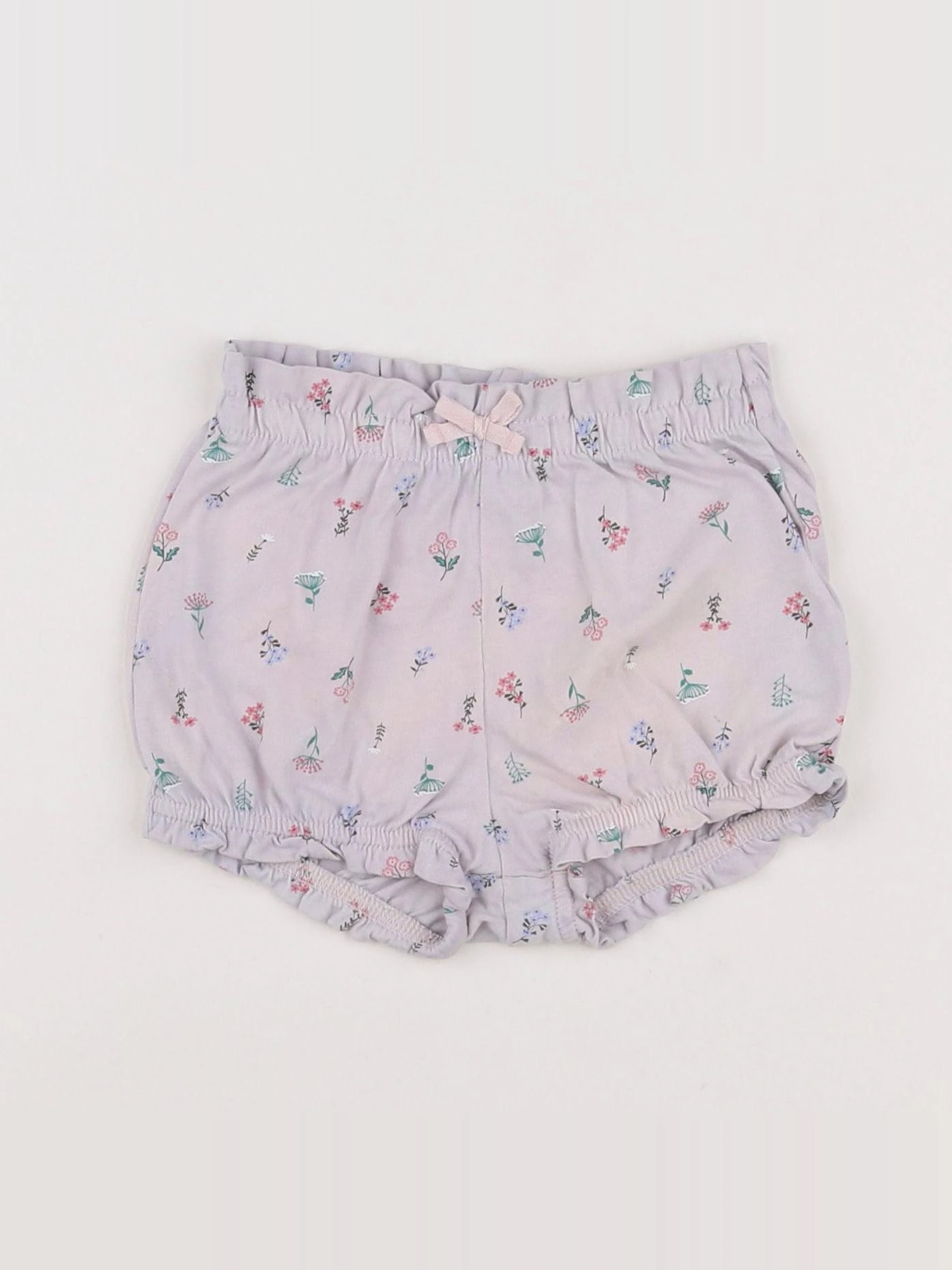 H&M - short rose - 12/18 mois